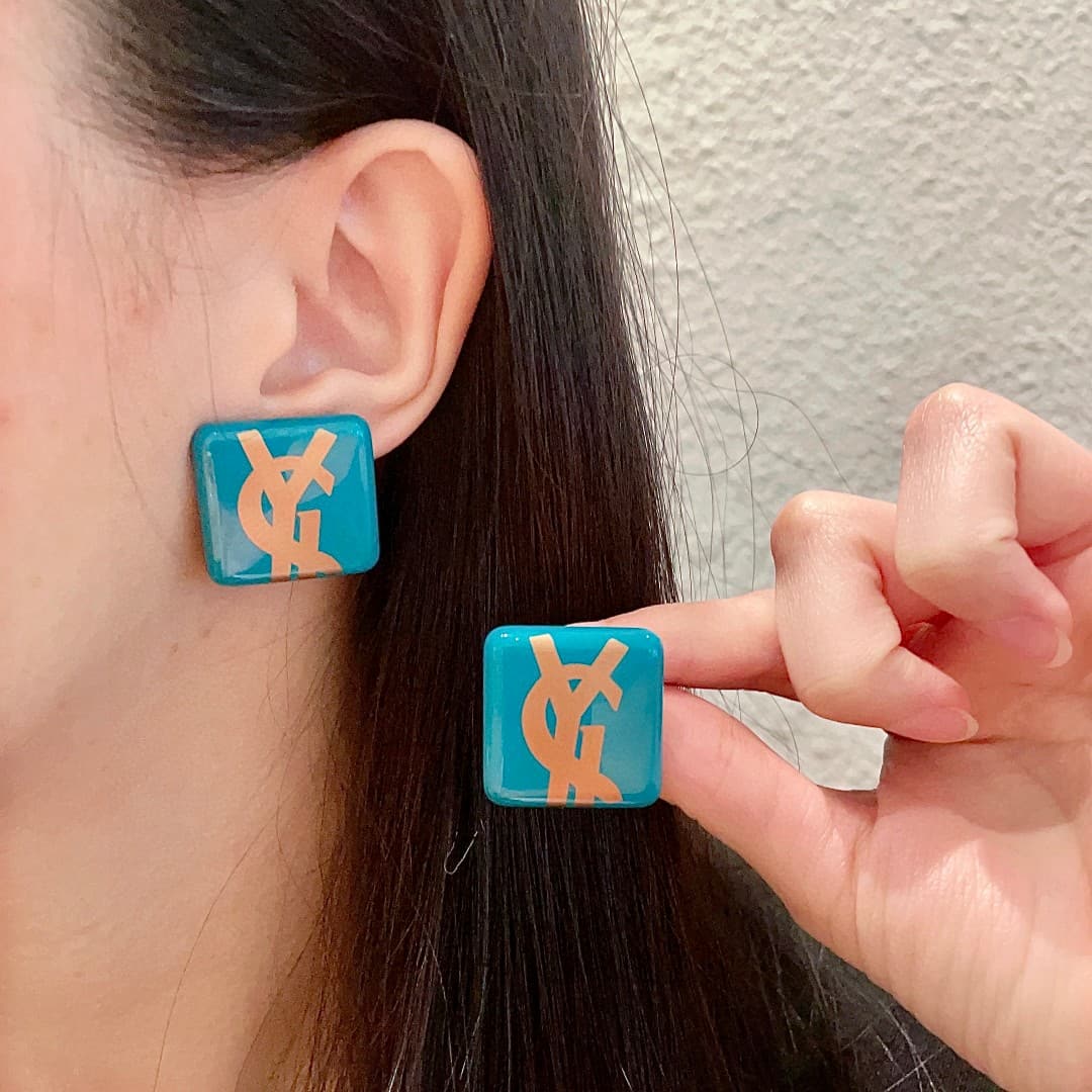 Saint Laurent Saint Laurent Classic Letter Earrings
