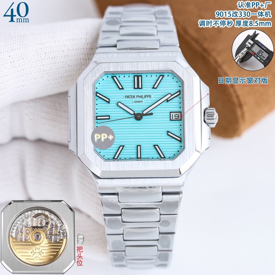 Patek Philippe Patek Philippe Patek 40mm—PP➕Factory Patek Philippe: Time Adjustment Without Stopping the Second Hand