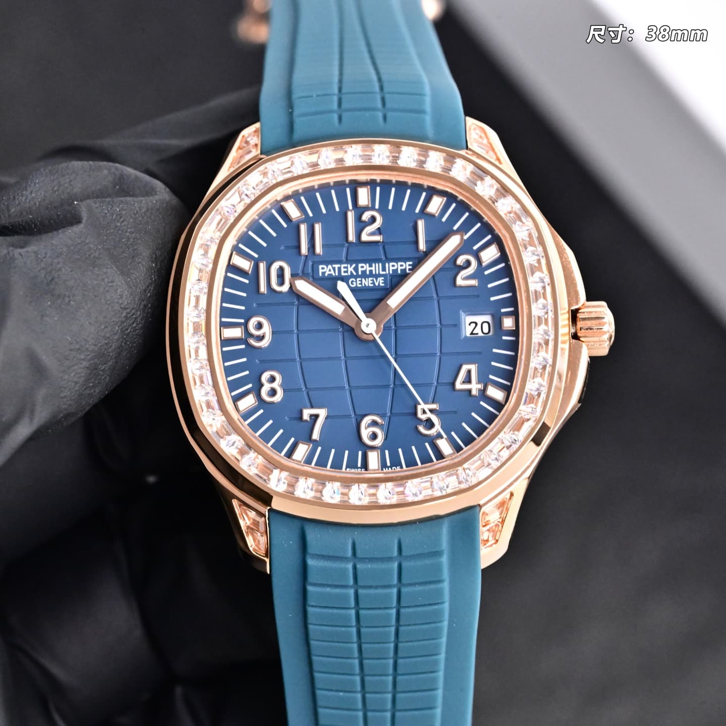 Patek Philippe Patek Philippe GR Factory has just released a new 38.8mm Hand Grenade upgrade in D-color with T-shaped moissanite diamonds and an upgraded