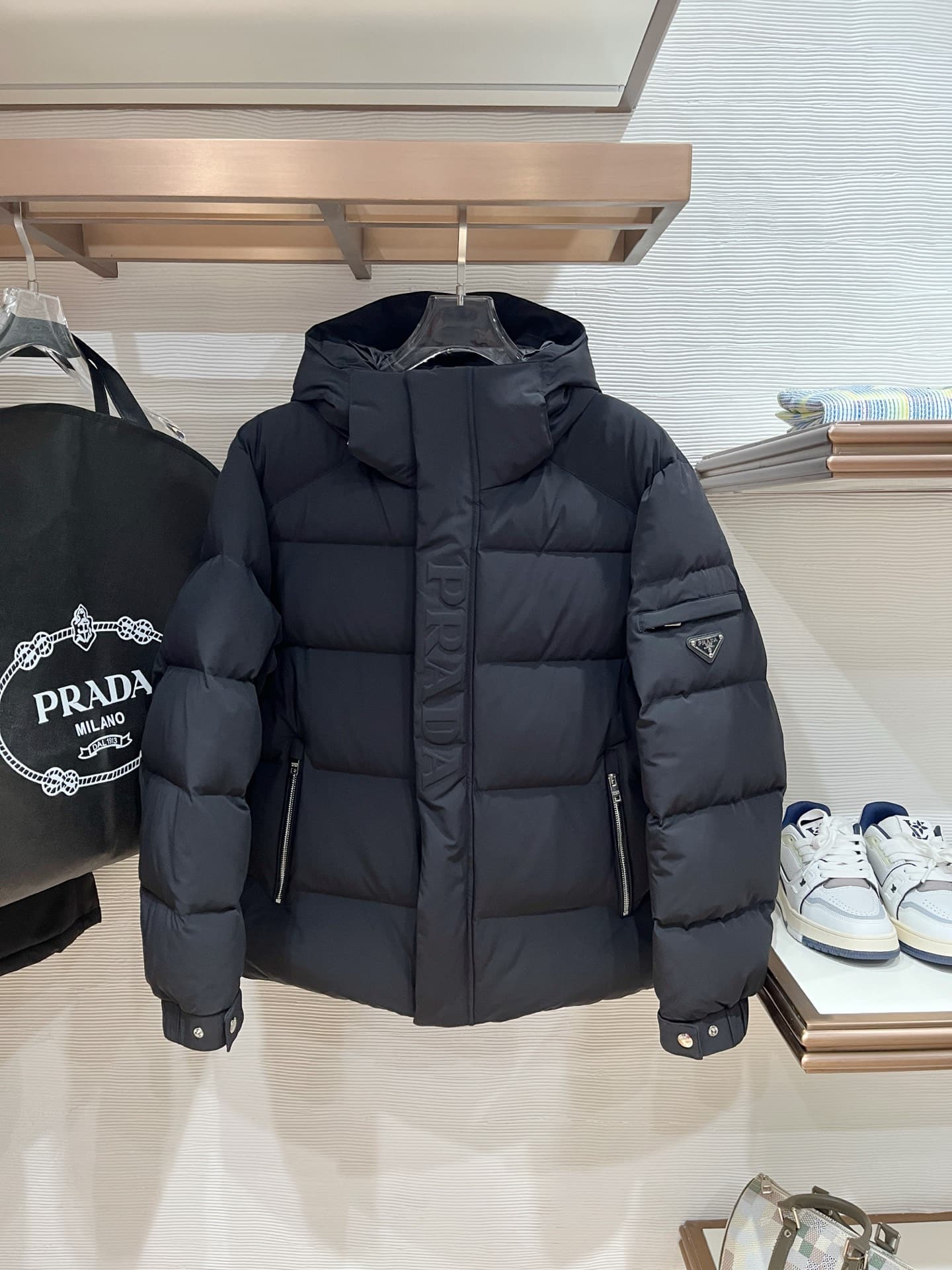Prada Prada 95-Fill Down Jacket: The Most Fashionable Designer Down Jacket of 2026. Meticulous in Every Detail