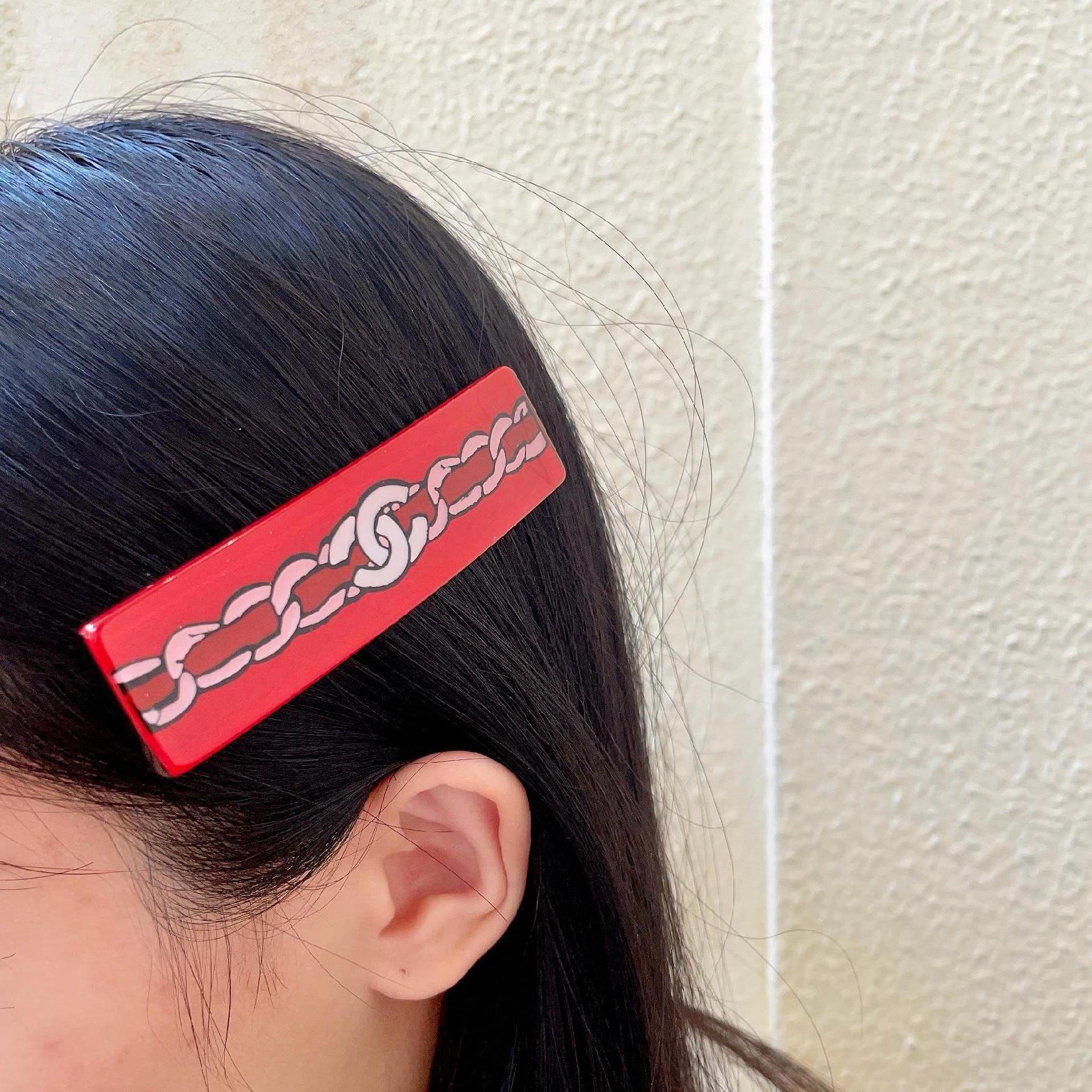 Chanel Chanel Classic Double C Chain Hair Clip