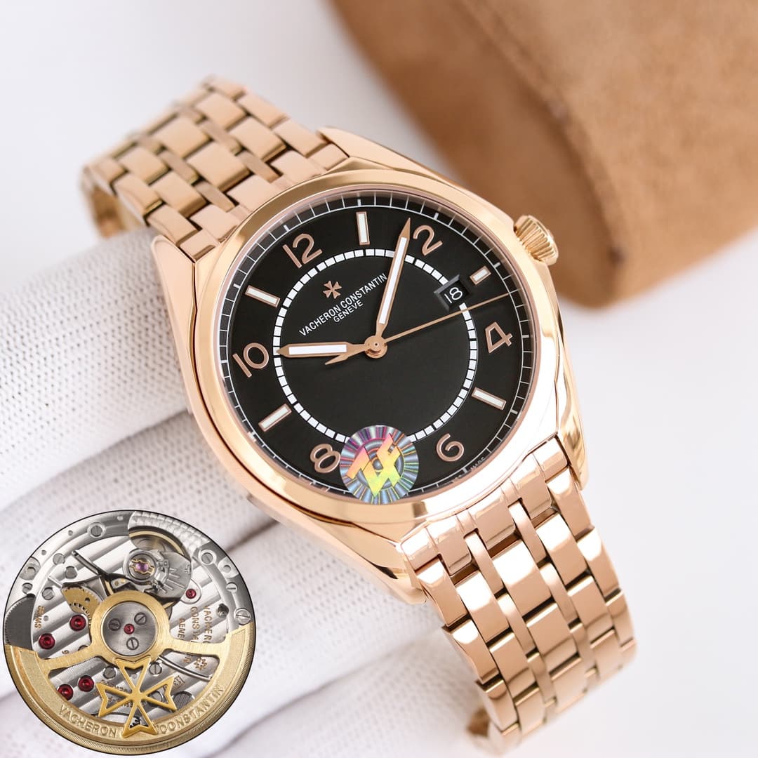 Vacheron Constantin Vacheron Constantin ZF Factory Vacheron Constantin Overseas Series Three-Hand Watch (Stainless Steel Strap) – Highest Quality on the Market