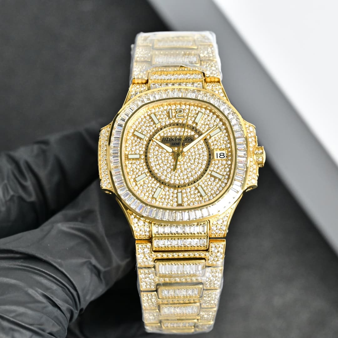 Patek Philippe Patek Philippe Top Pick: GR’s Lavishly Crafted Classic Timepiece—Patek Philippe 7021 Ladies’ Nautilus, Fully Set with Diamonds
