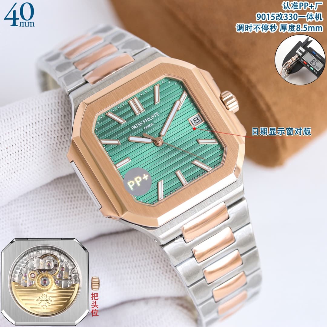 Patek Philippe Patek Philippe Patek 40mm—PP➕Factory Patek Philippe: Time adjustment without stopping the seconds hand