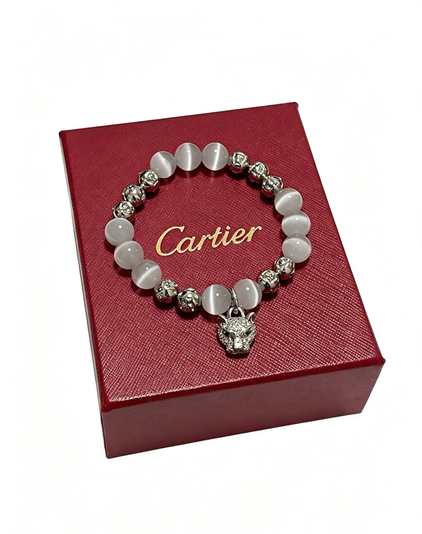 Cartier Cartier Panther Agate Bracelet, 18K Yellow Gold Collection—In Perfect Condition