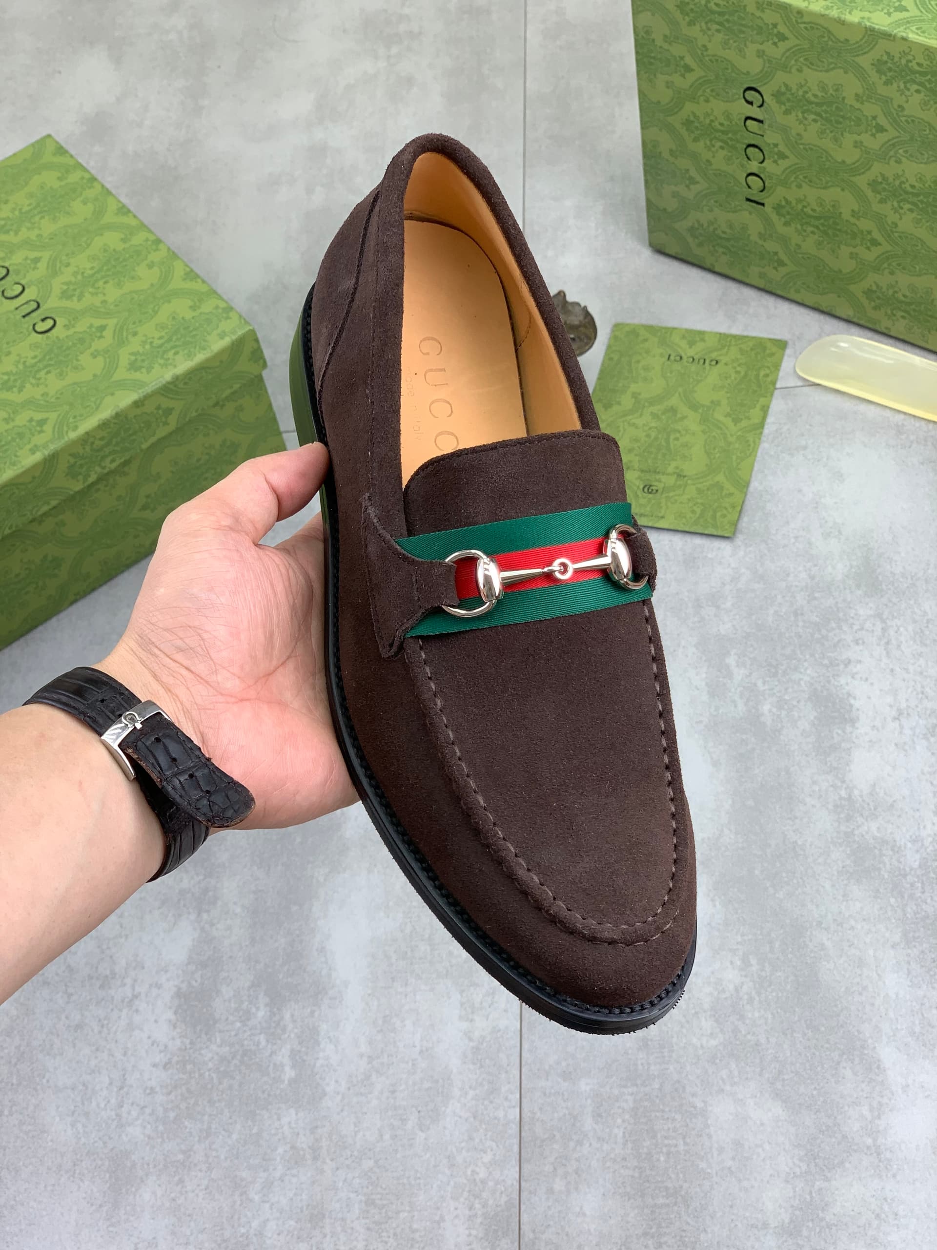 Gucci Gucci Water-Stained Beef