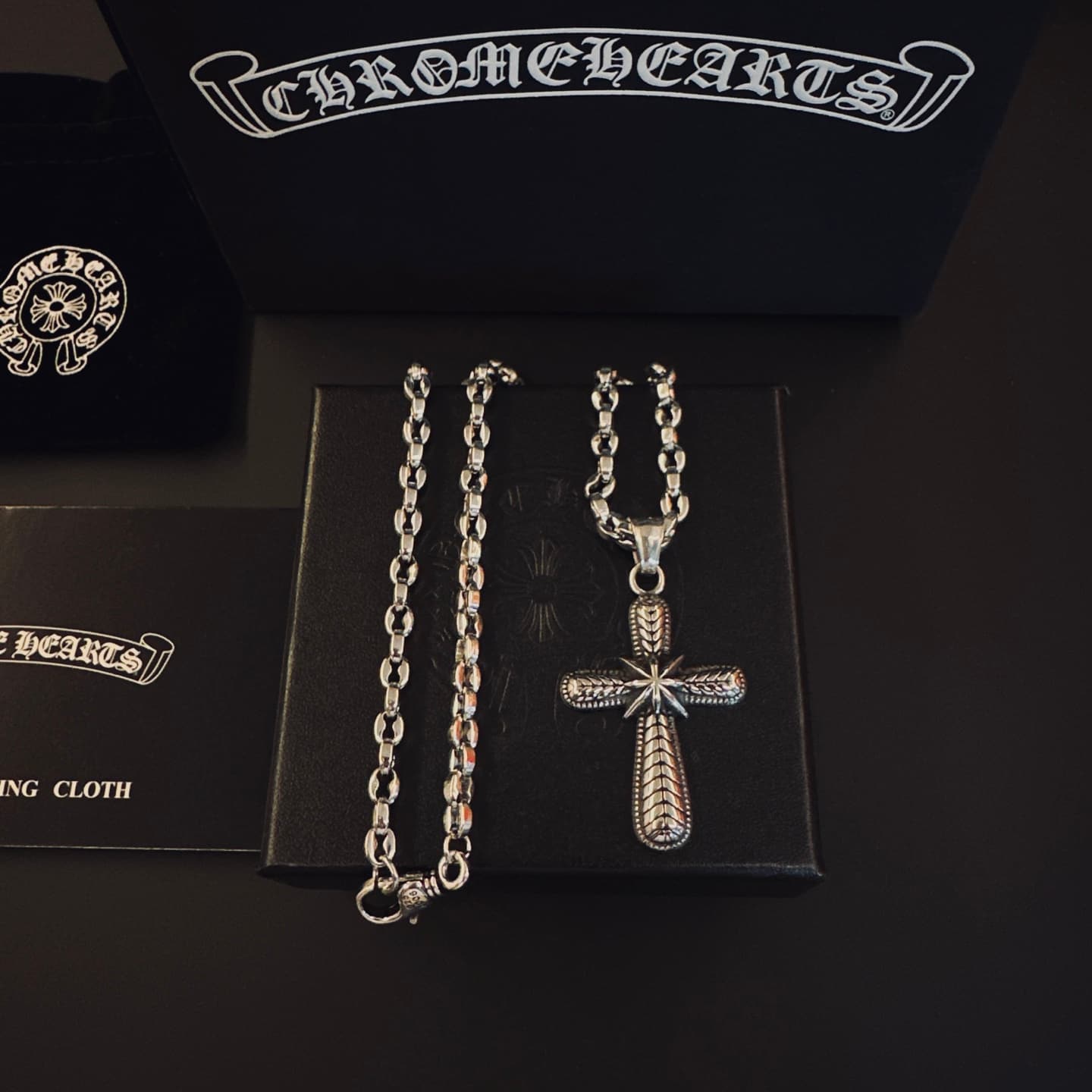 Chrome Hearts Chrome Hearts So incredibly cool—Kroxin 👍 No likes, no post ⚠ Factory direct ⚠ Authentic 1:1 replica