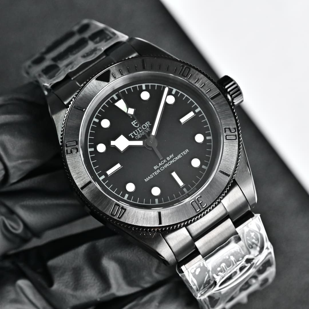Glashütte Glashütte 3T Upgraded Edition: Tudor Black Bay Black Knight Skeleton Watch—Eye of the Night