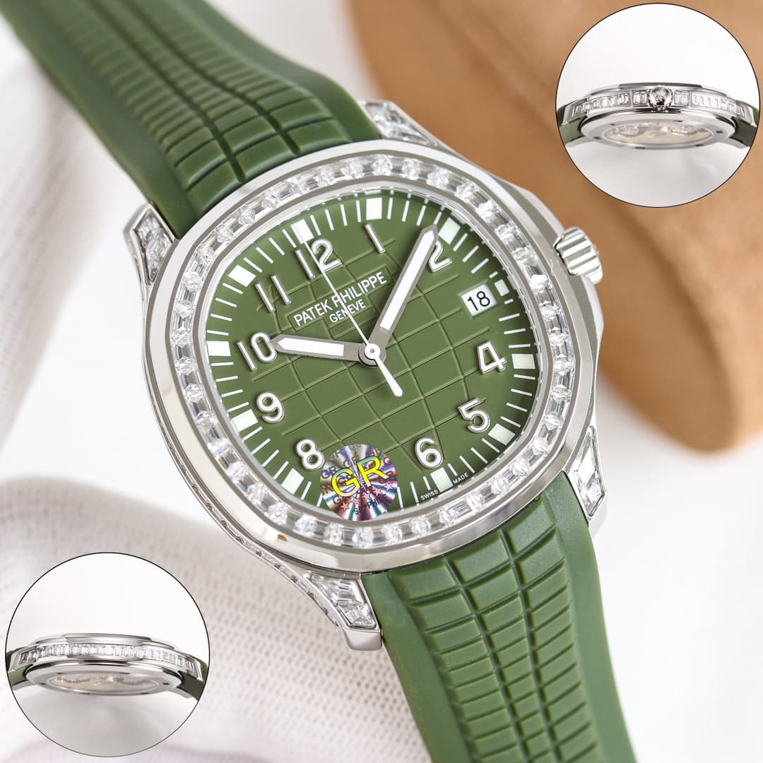 Patek Philippe Patek Philippe 5167 300G White Gold Large T-Shaped Diamond-Set Watch, Fully Set with T-Shaped Diamonds
