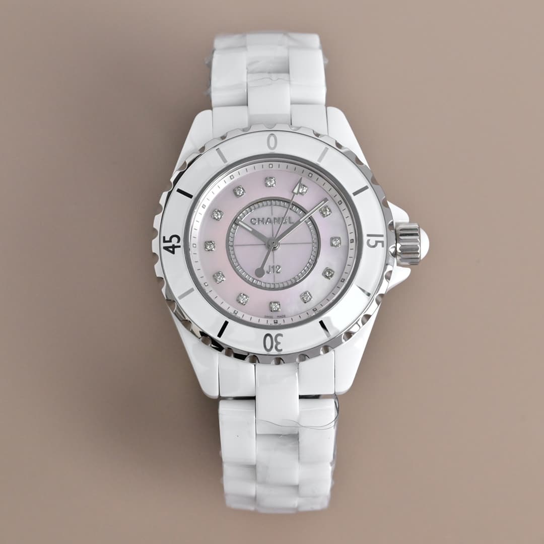 Chanel Chanel The "J12 Series"—a 33-cm masterpiece in black and white that has long been a fashion icon in the watch industry