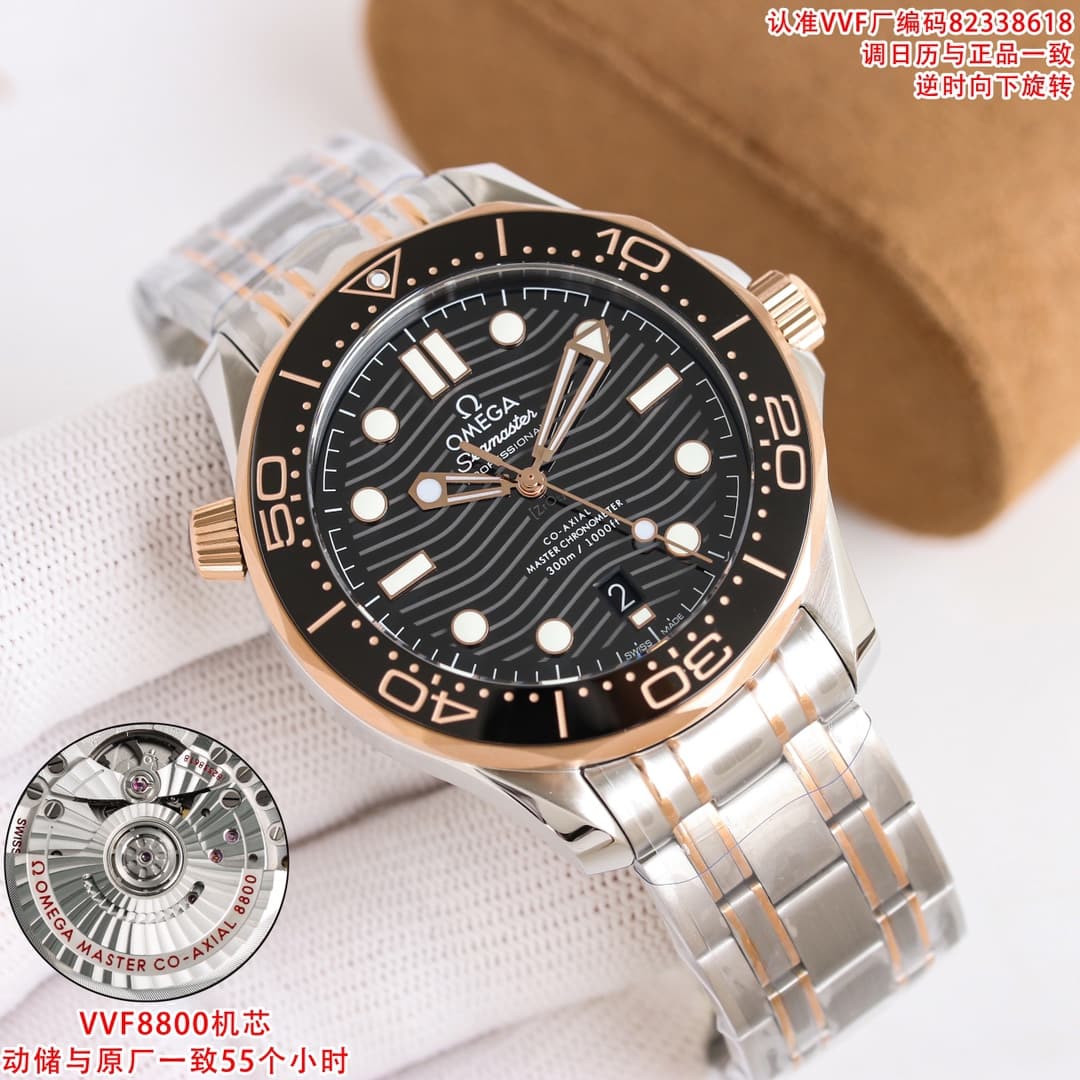 Omega Omega The VV Factory Omega Seamaster 300M Diver's Watch Makes a Grand Debut: A Market-Competitive Replica ▪ Case