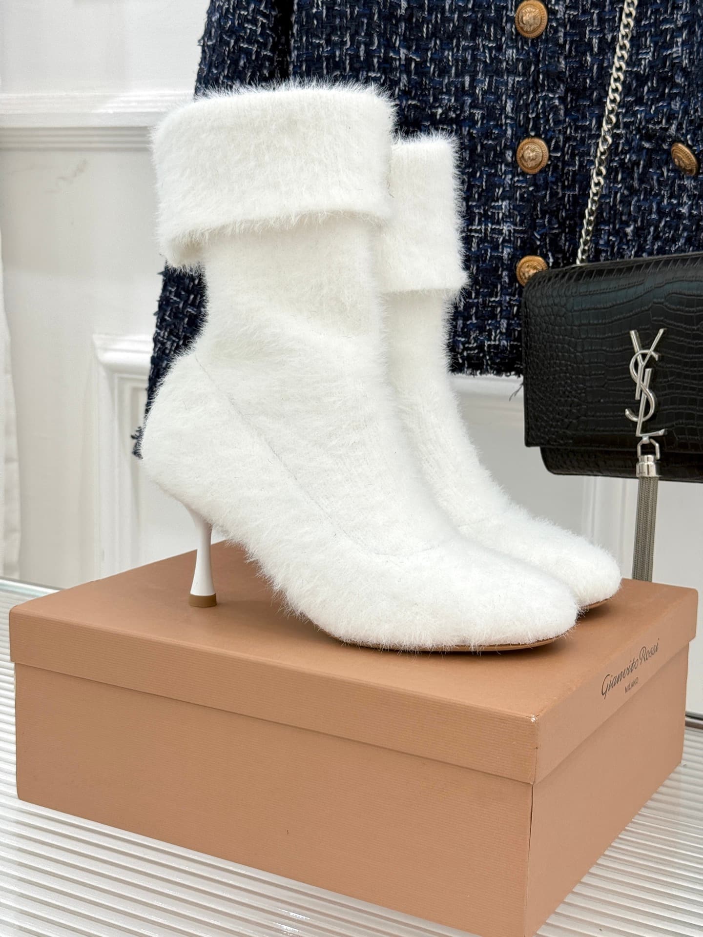 Gianvito Rossi Gianvito Rossi 25WF Knitted High-Heel Sock Boots When