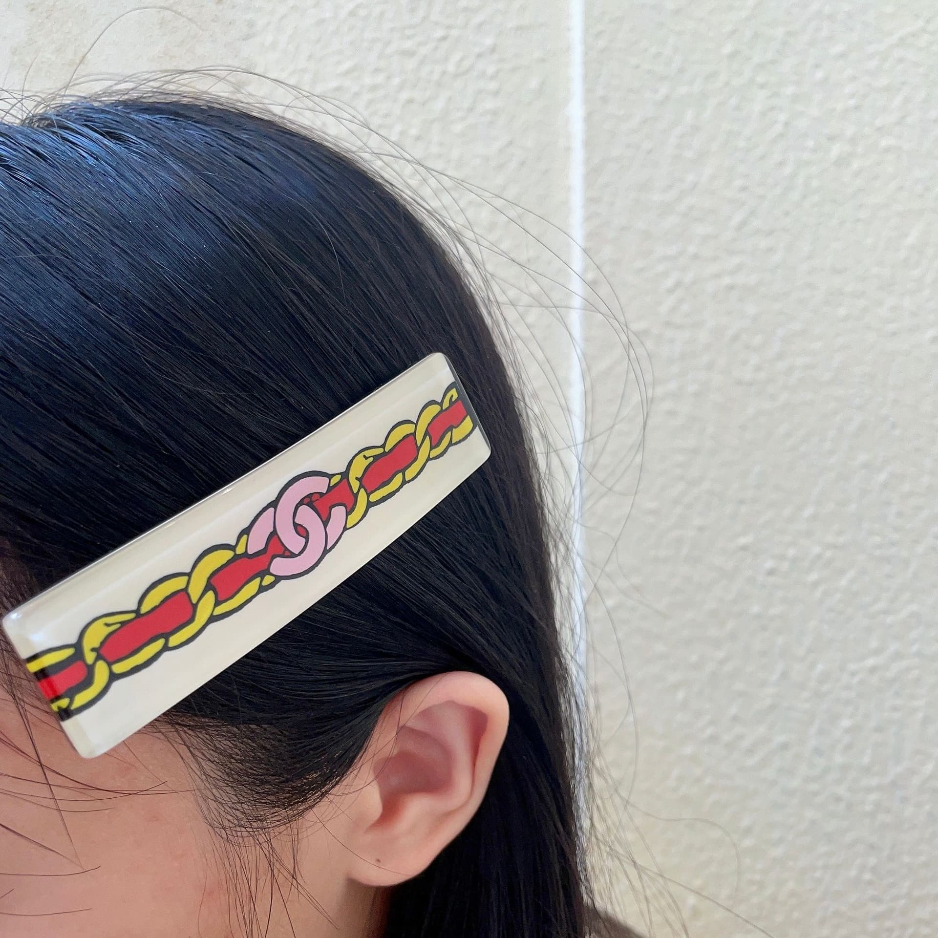 Chanel Chanel Classic Chain Double C Hair Clip_001