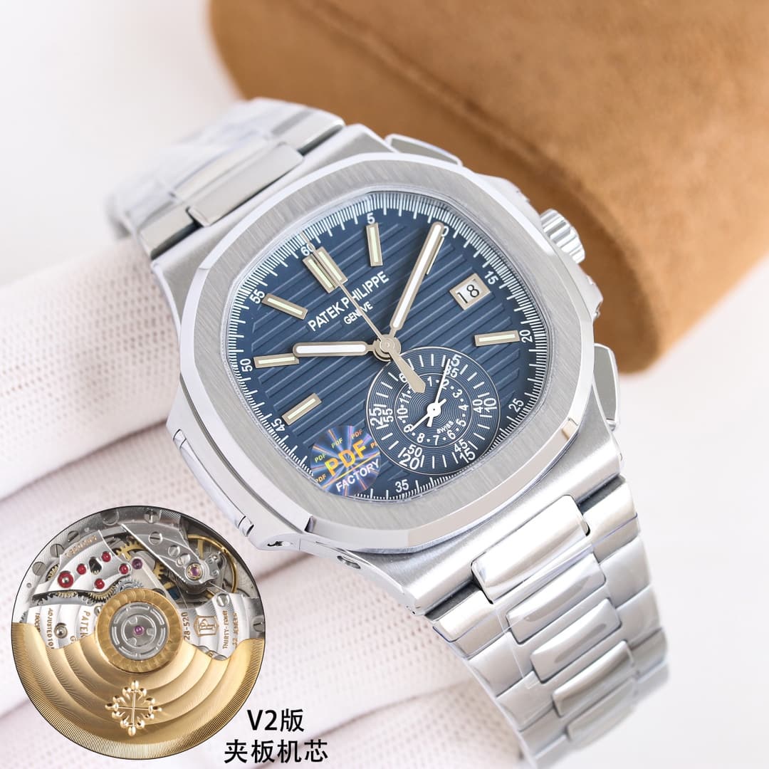 Patek Philippe Patek Philippe PDF: Patek Philippe NAUTILUS 5980 Series Multifunction Chronograph Watch