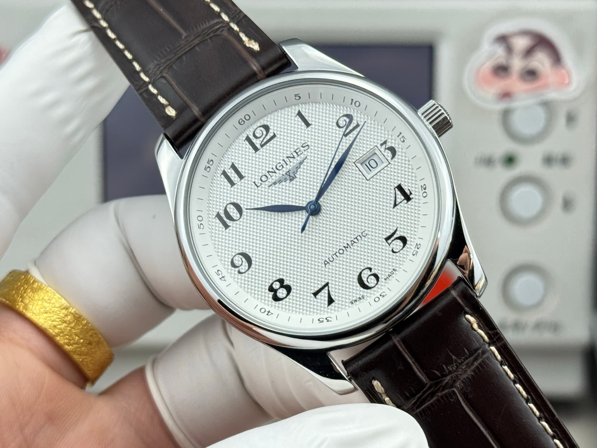 Longines Longines TW's 40mm Masterpiece "Classic Digital Dial"