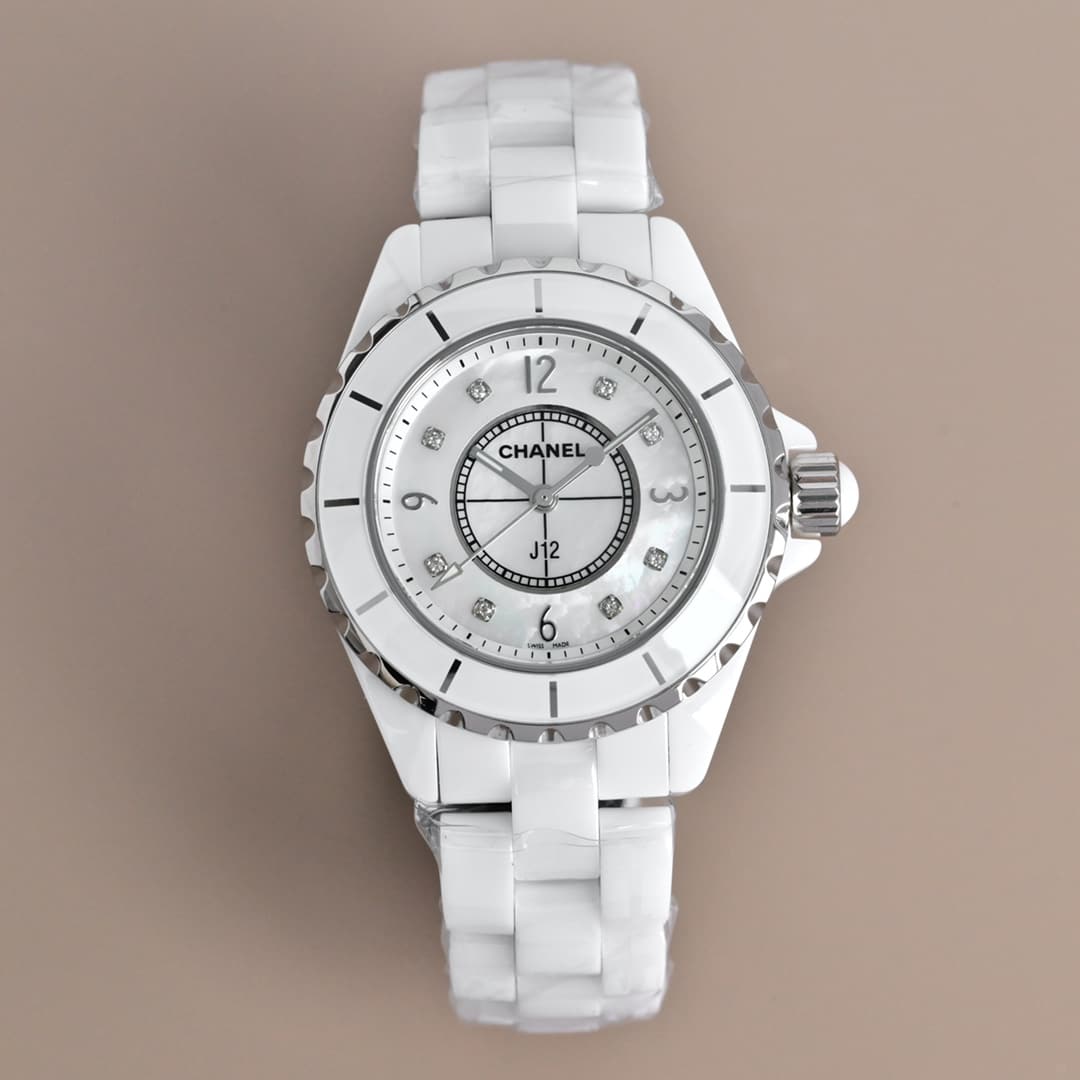 Chanel Chanel The "J12 Series"—a 33-cm masterpiece in black and white that has long been a fashion icon in the watch industry