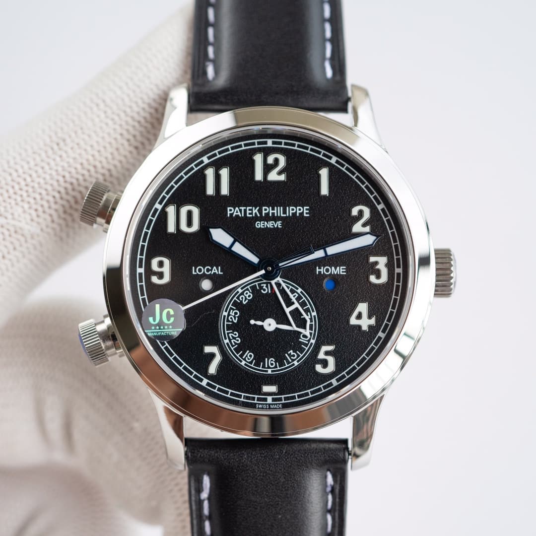 Unassigned PP Patek Dual Time Zone, Ref. 5524, Calatrava Aviator Travel