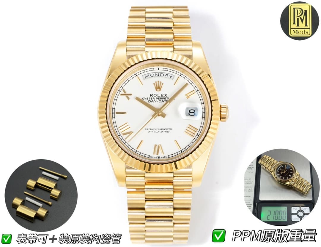 Rolex Rolex PPM Mods Weighted DD Grade "Rolex DD Day-Date" PPM None