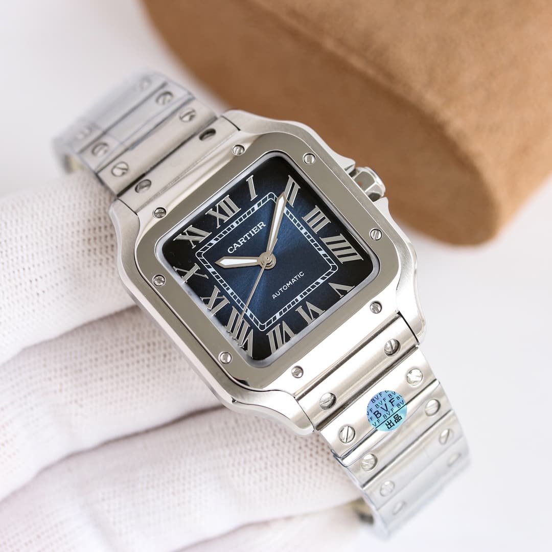Cartier Cartier Produced by BVF Factory, Women's Medium Size—Cartier Santos, Case: 3