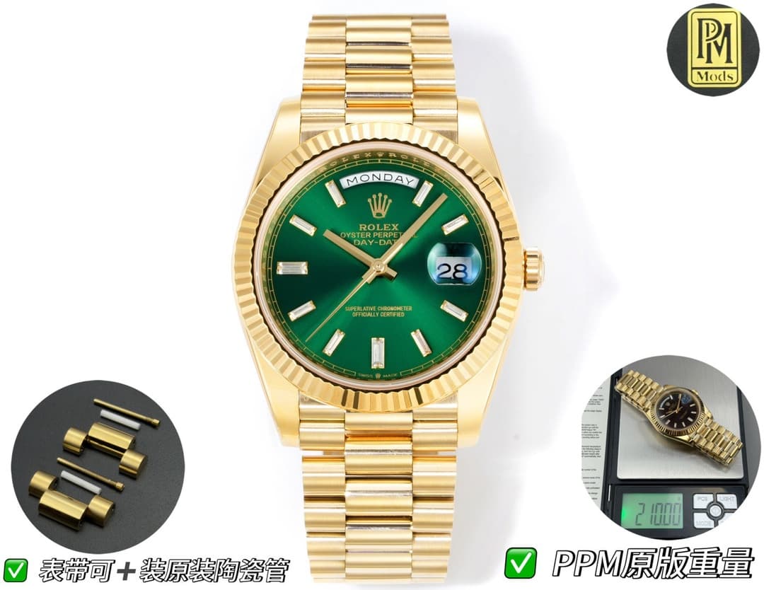 Rolex Rolex PPM Mods Weighted DD Grade "Rolex DD Day-Date" PPM None