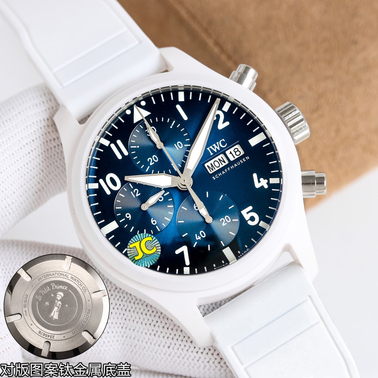 IWC IWC Pilot's Watch Ceramic 41.9 mm 1. The watch is crafted from polished zirconia ceramic