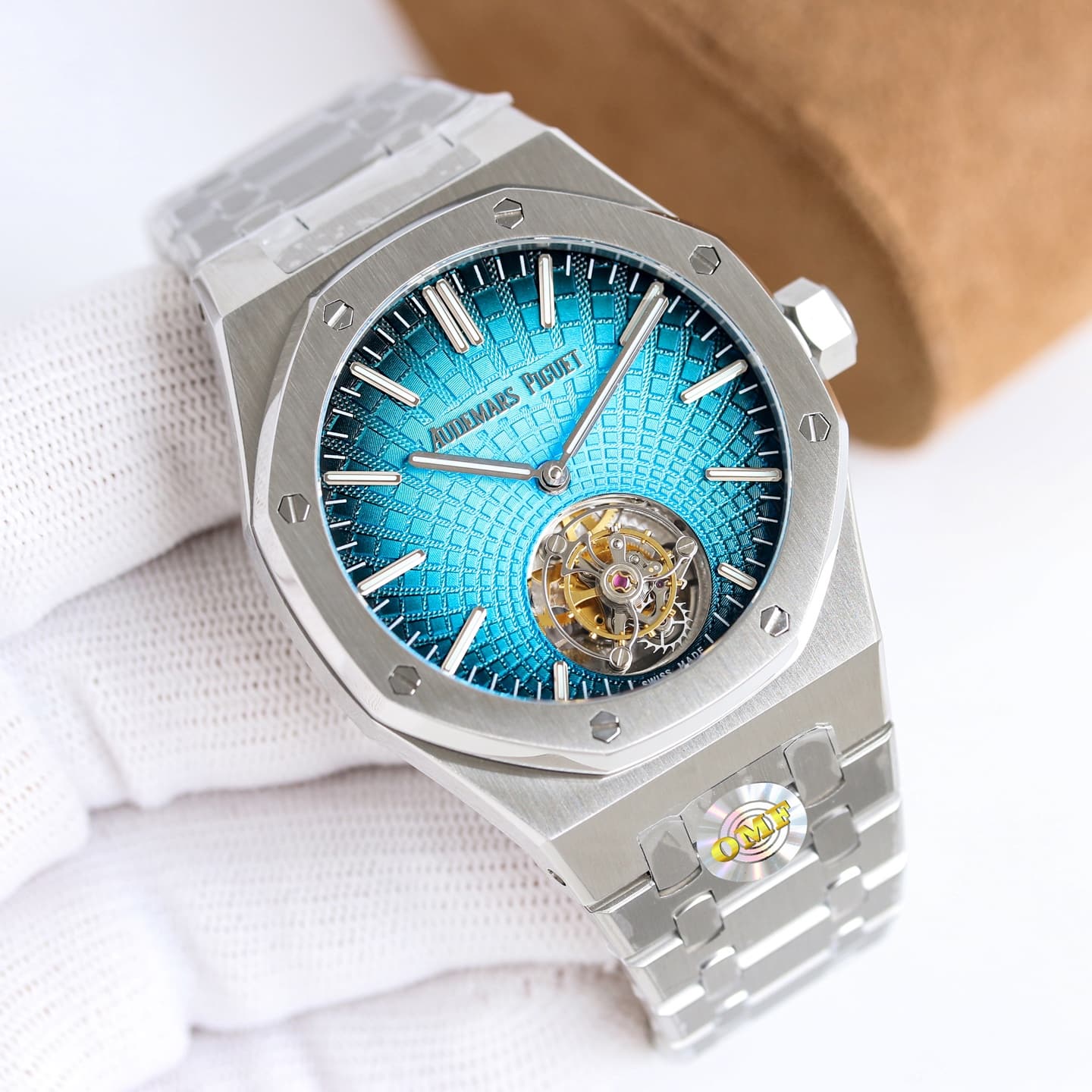 Audemars Piguet Audemars Piguet OMF Unveils Its First AP Tourbillon: Audemars Piguet Royal Oak Self-Winding Tourbillon Watch