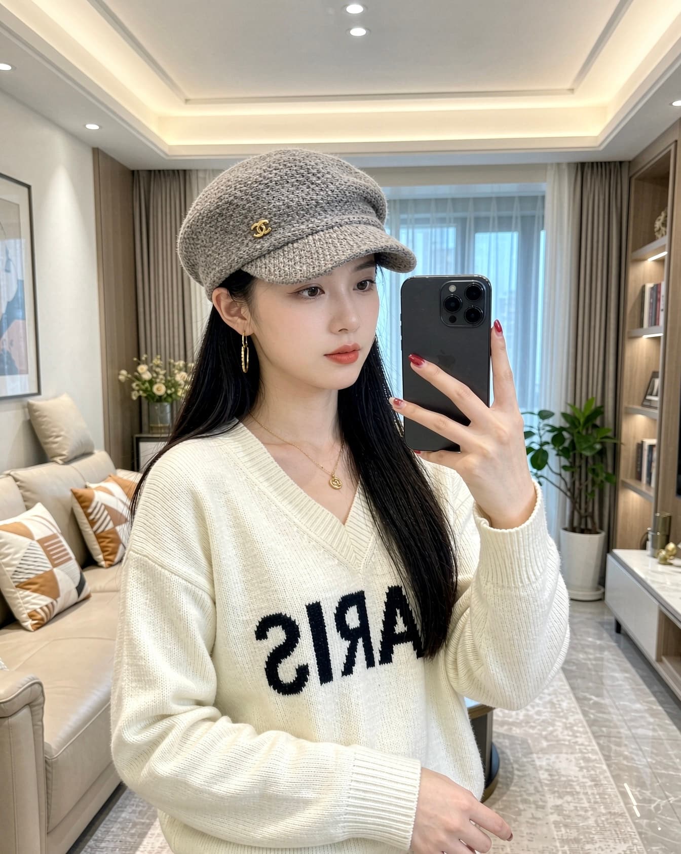 Chanel Chanel Military Cap—Great Quality