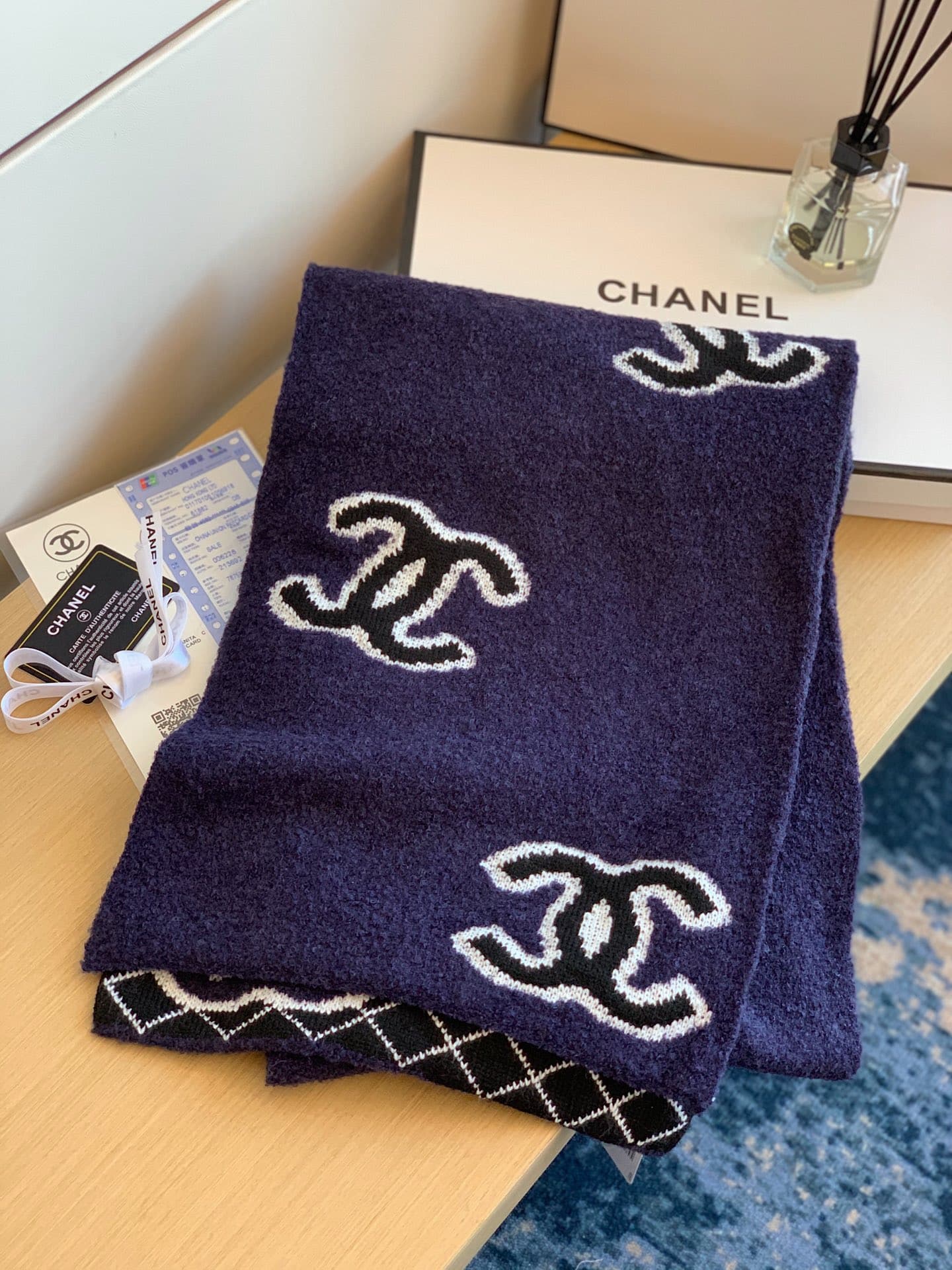 Chanel Chanel Check out 📦 the new 💃🏻💋👑👑 Chanel embroidered shawl from the boutique 💖