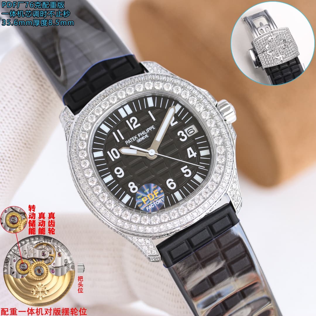 Patek Philippe Patek Philippe PDF Factory 7⃣ 6⃣ Weighted Version, 9-Point True Sprocket and Adjustment