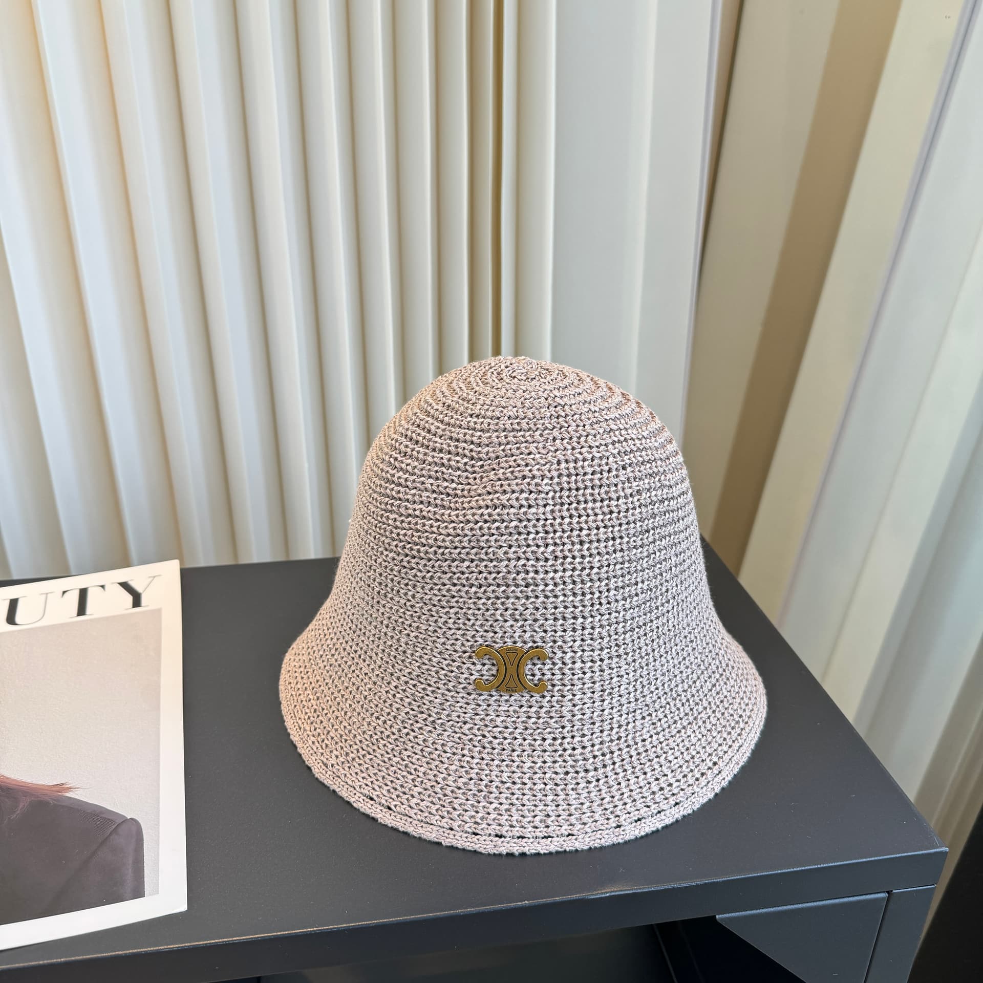 Celine Celine Céline's Latest Boater Hats: A Fashion-Forward, Casual Design