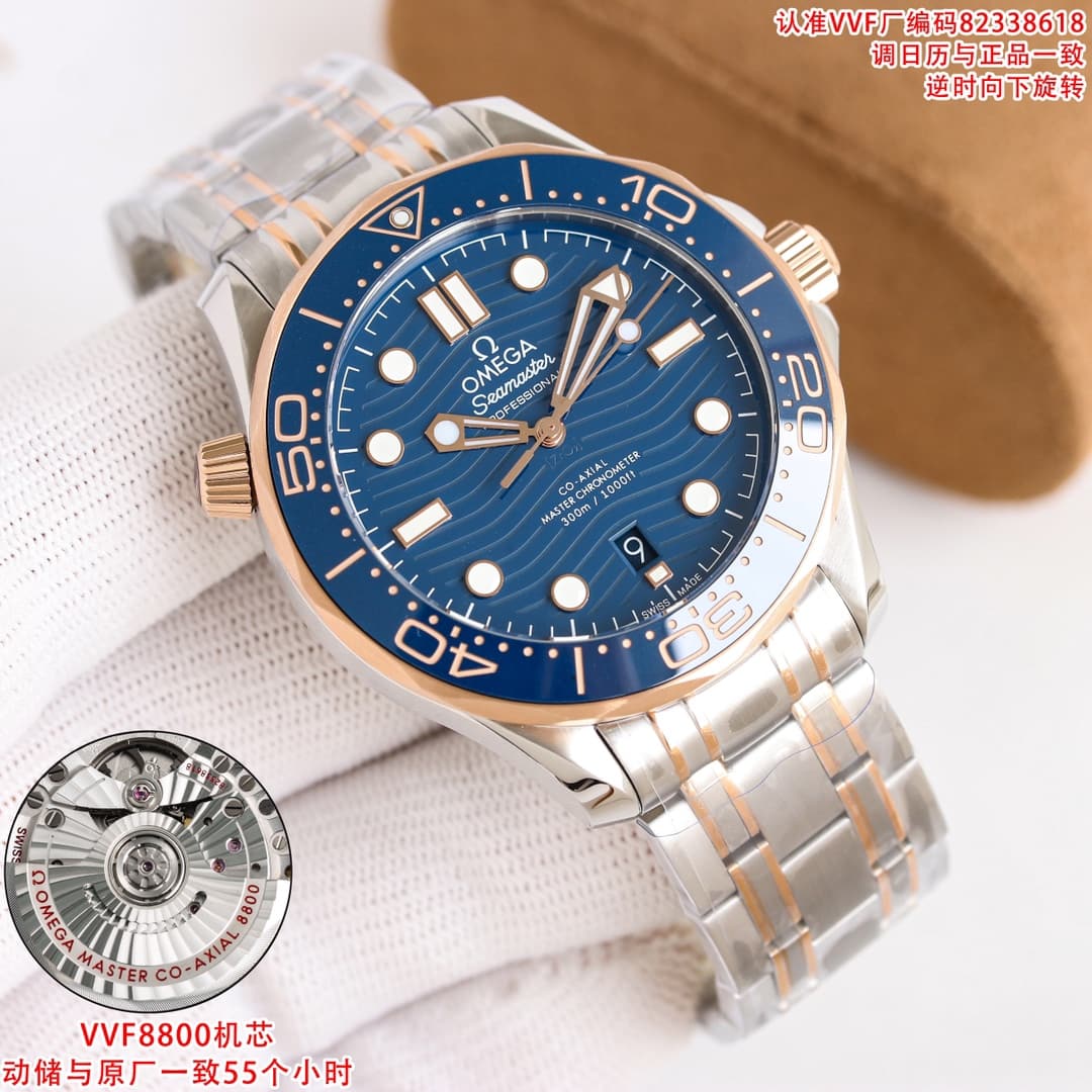 Omega Omega The VV Factory Omega Seamaster 300M Diver's Watch Makes a Grand Debut: A Market-Competitive Replica ▪ Case