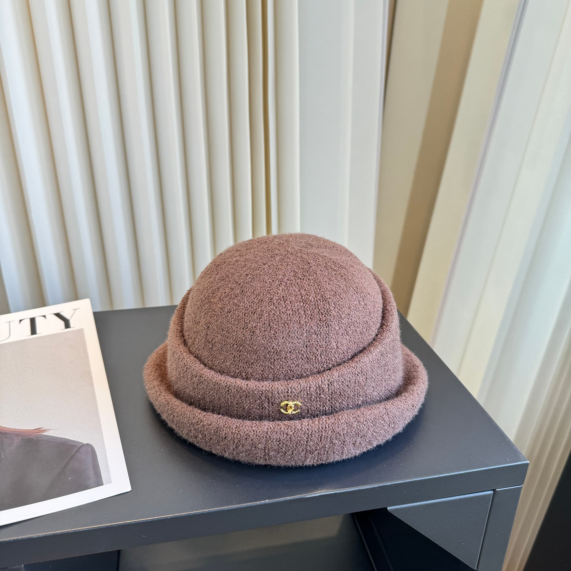 Chanel Chanel Beret—it has a great texture
