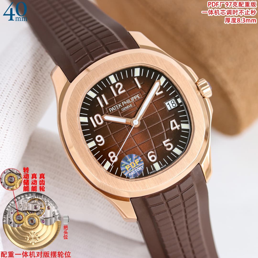 Patek Philippe Patek Philippe PDF Factory 9⃣ 7⃣ Counterweight Version: 9-Point Genuine Sprocket and Adjustment