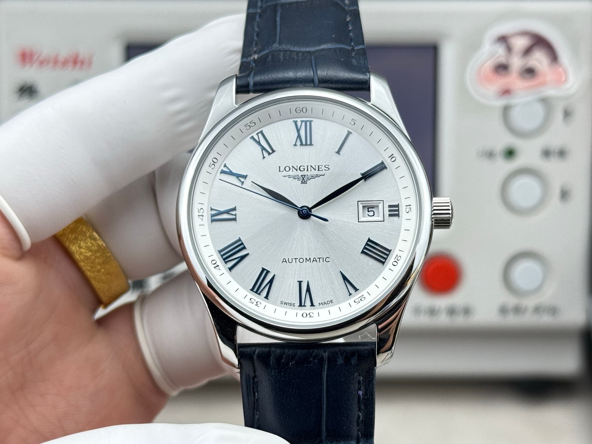 Longines Longines TW's 40mm Masterpiece "Blue Roman"