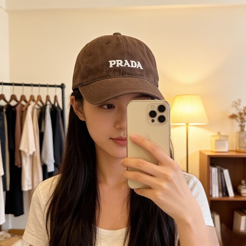 Prada Prada Classic Baseball Cap—Personal Shopping Version—Fashionable and Trendy