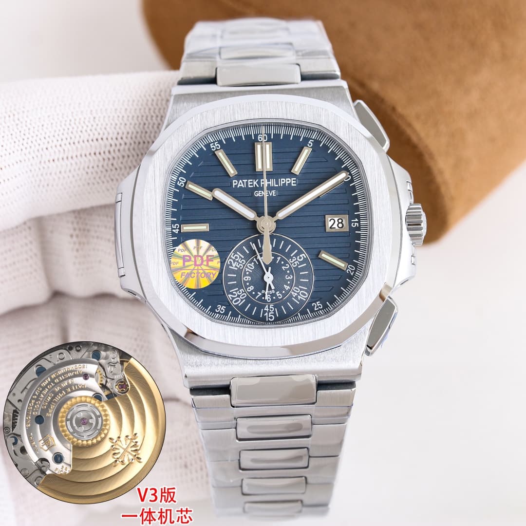 Patek Philippe Patek Philippe PDF: Patek Philippe NAUTILUS 5980 Series Multifunction Chronograph Watch