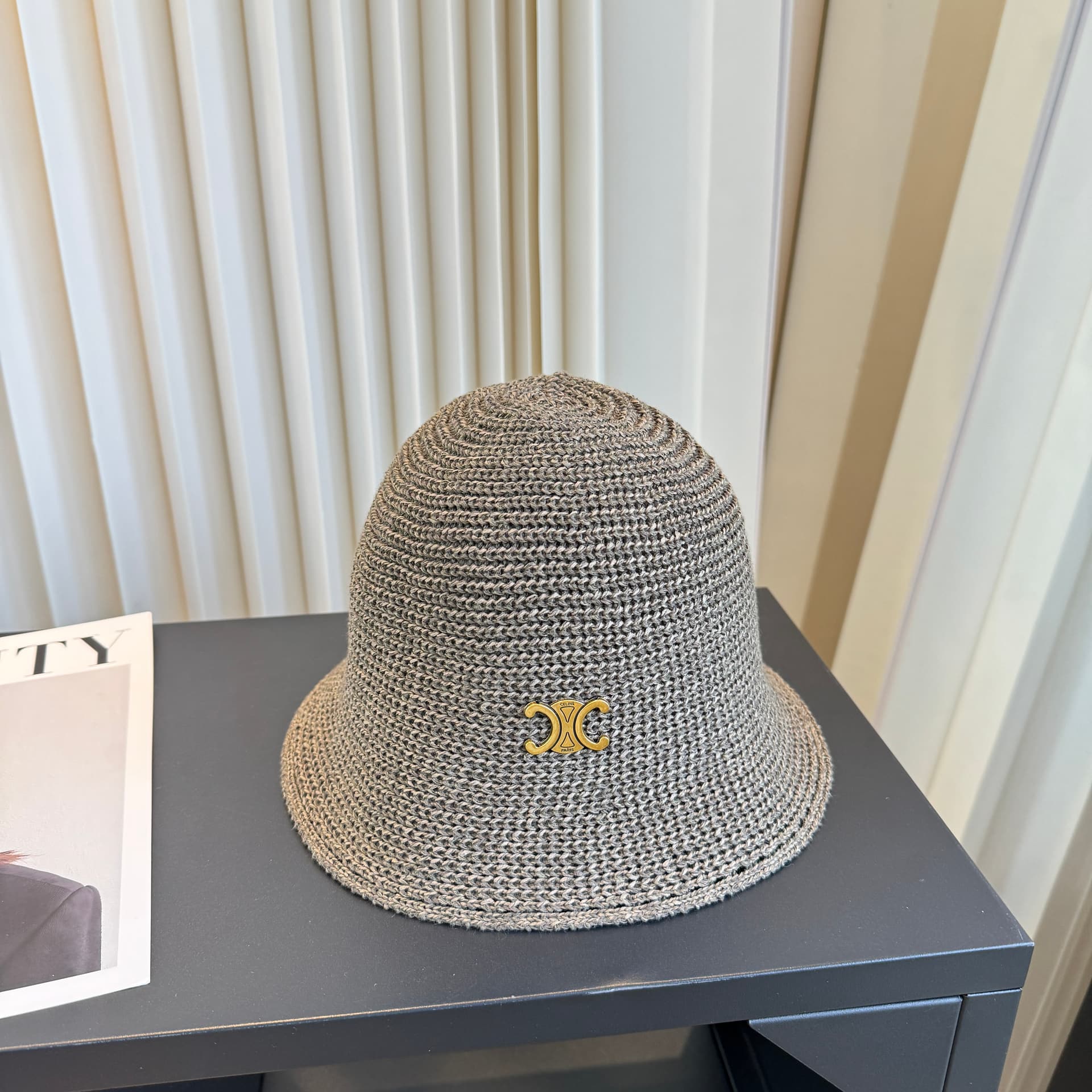 Celine Celine Céline's Latest Boater Hats: A Fashion-Forward, Casual Design