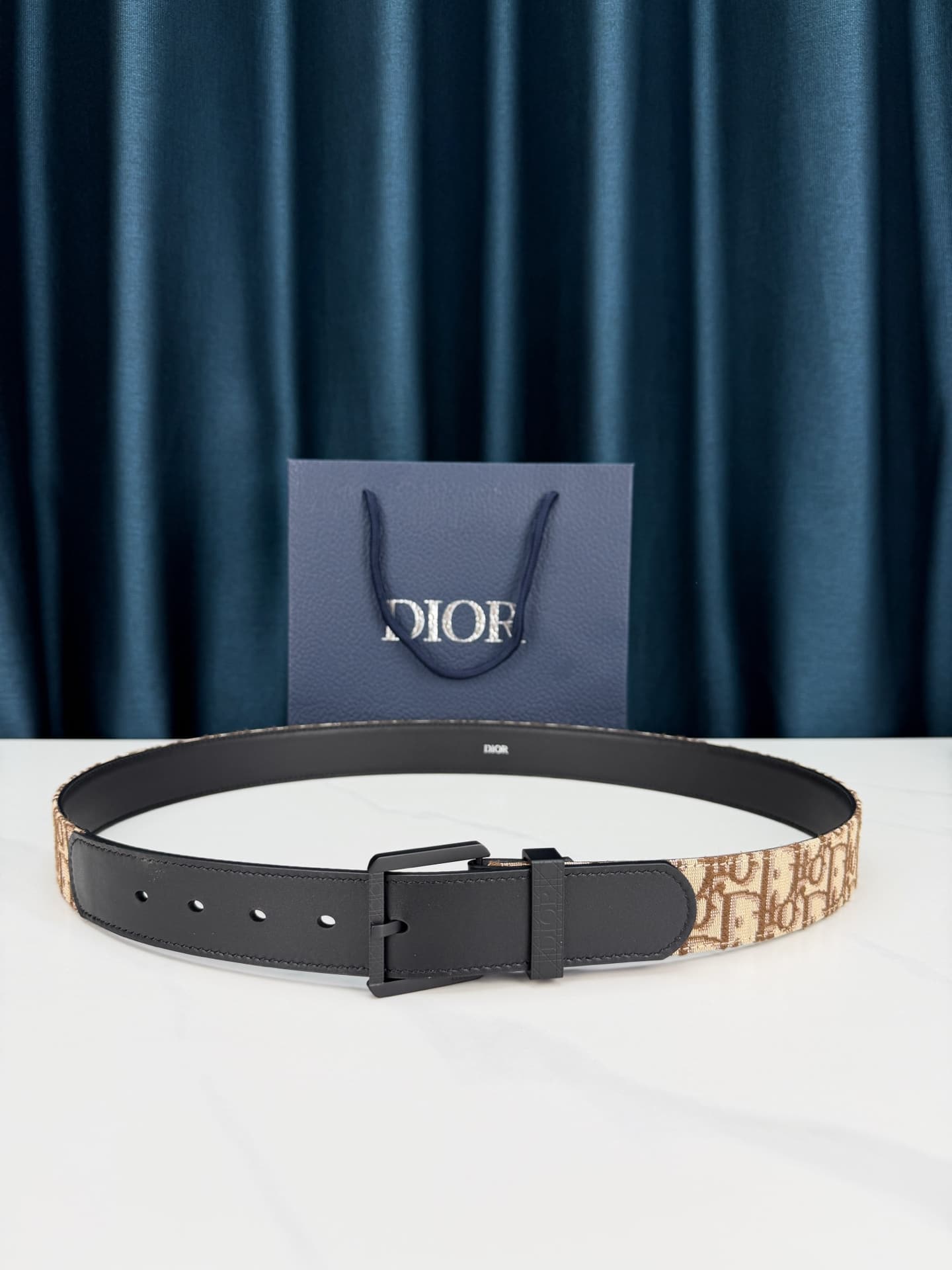 Dior Dior 3.5 cm Wide Buckle Belt