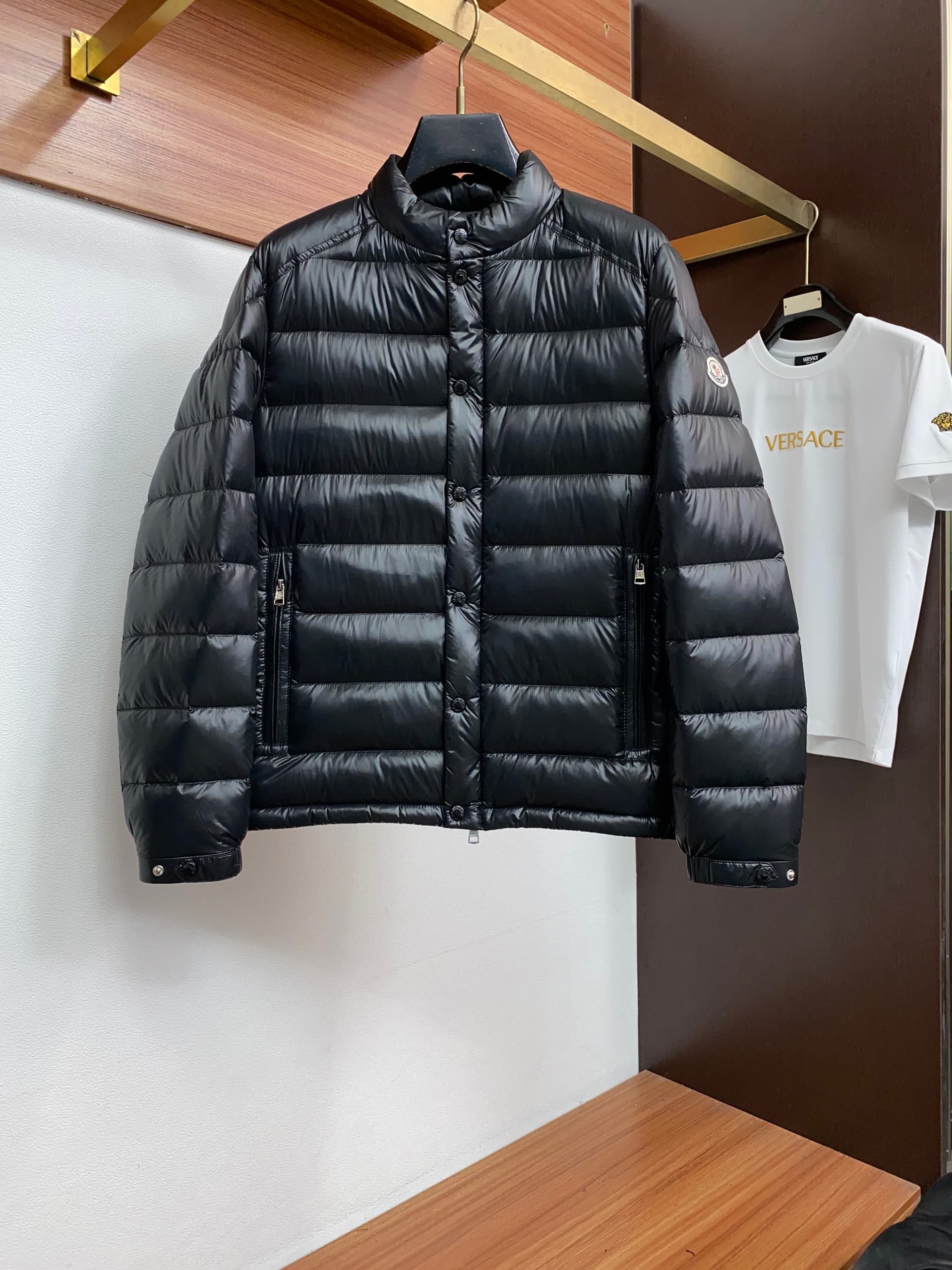 Moncler Moncler Hooded 25SS Small Stand-Up Collar Down Jacket