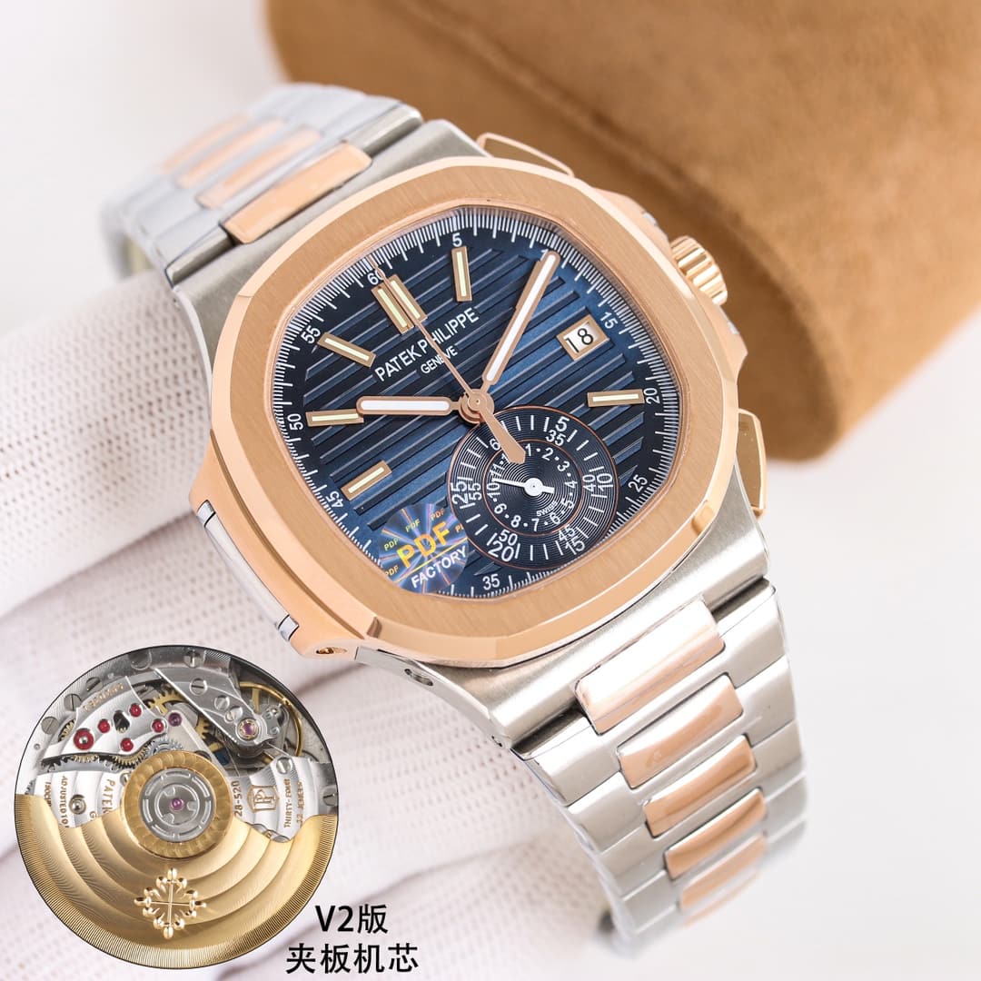 Patek Philippe Patek Philippe PDF: Patek Philippe NAUTILUS 5980 Series Multifunction Chronograph Watch