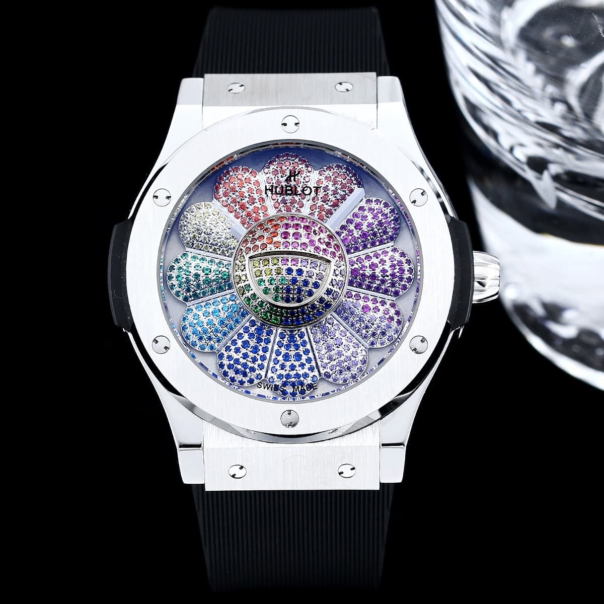 Hublot Hublot ⌚ Sunflower🌻 Classic Fusion Takashi Murakami Watch 507