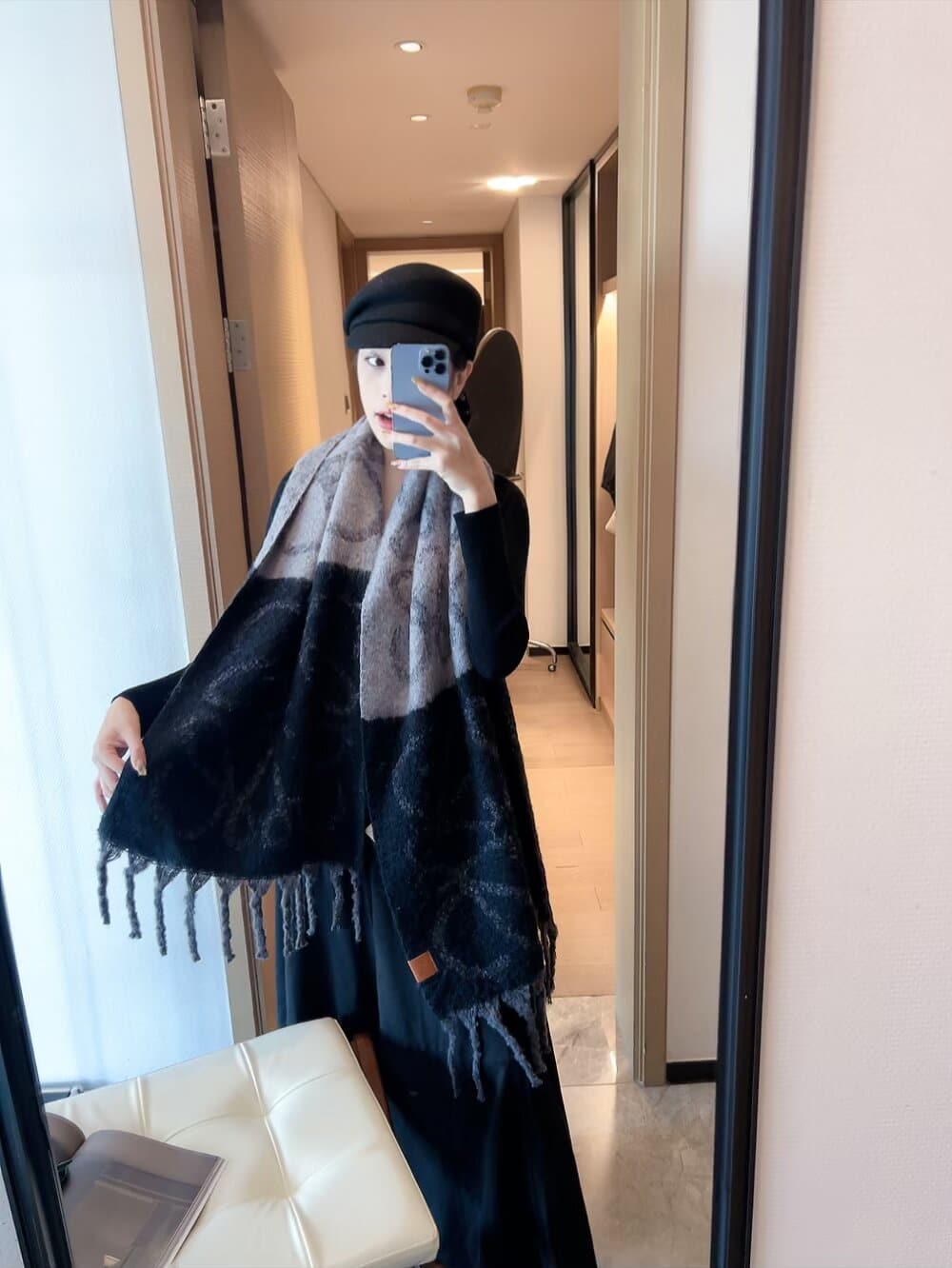 Loewe Loewe Batch 📦 ▪ Stunningly embroidered mohair scarf—highly recommended!