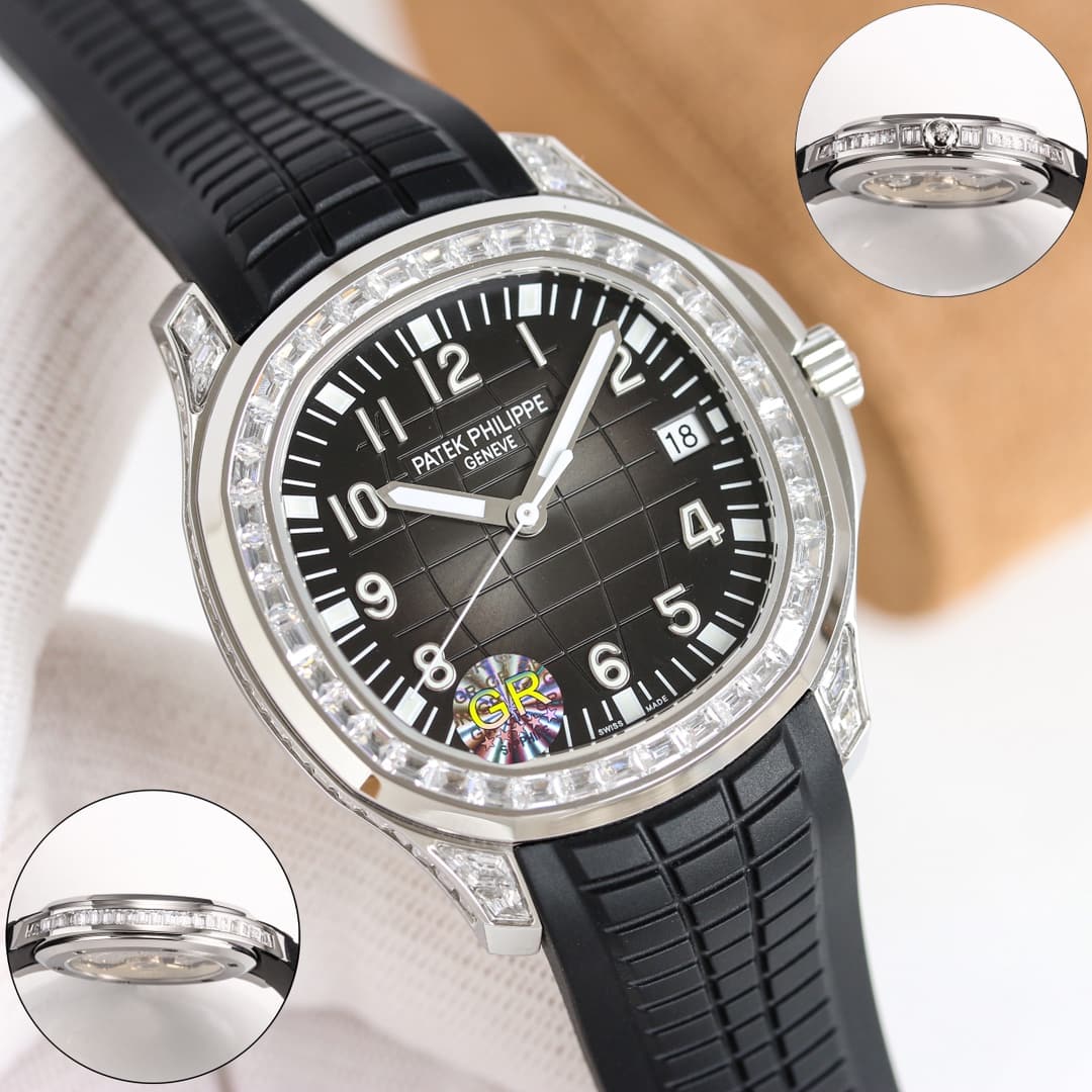 Patek Philippe Patek Philippe 5167 300G White Gold Large T-Shaped Square Full-Diamond Watch, Entirely Set with T-Shaped Diamonds