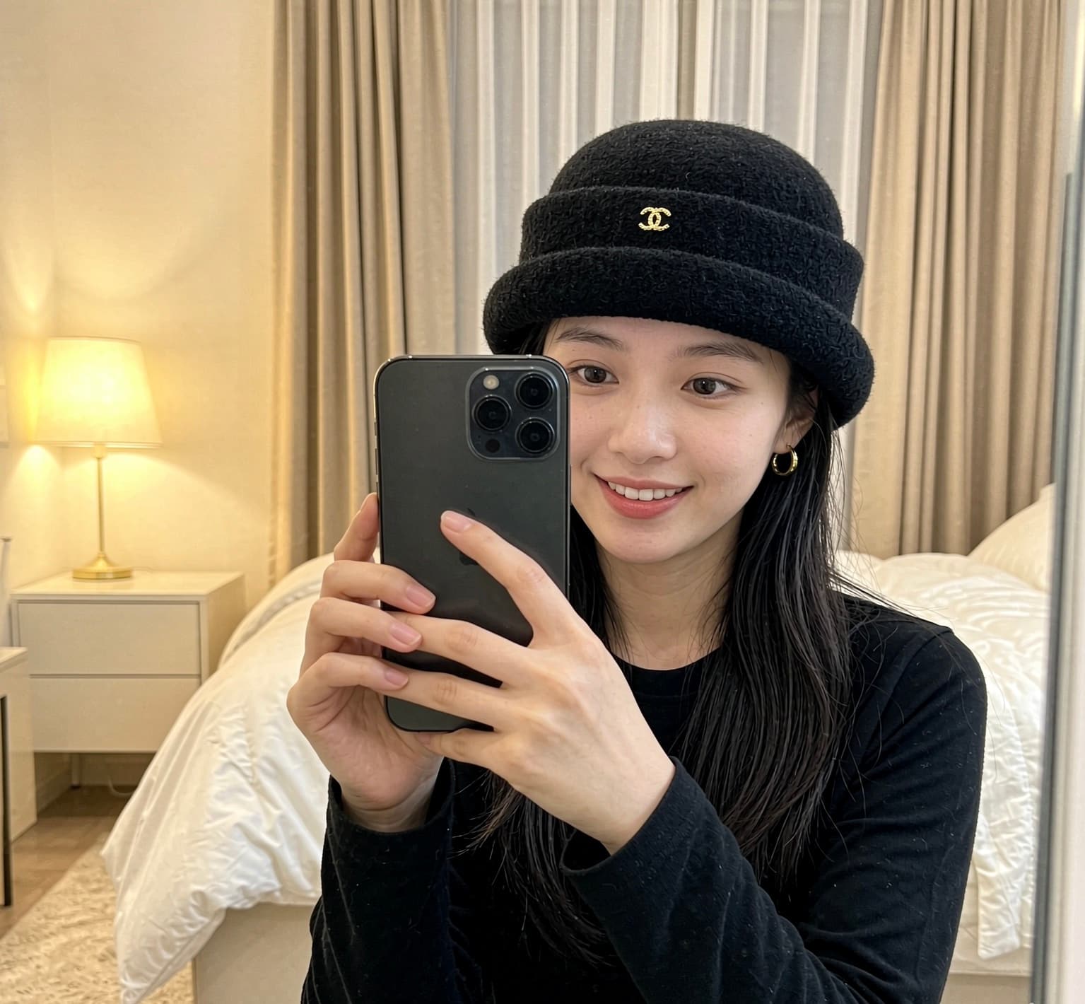 Chanel Chanel Beret—it has an amazing texture