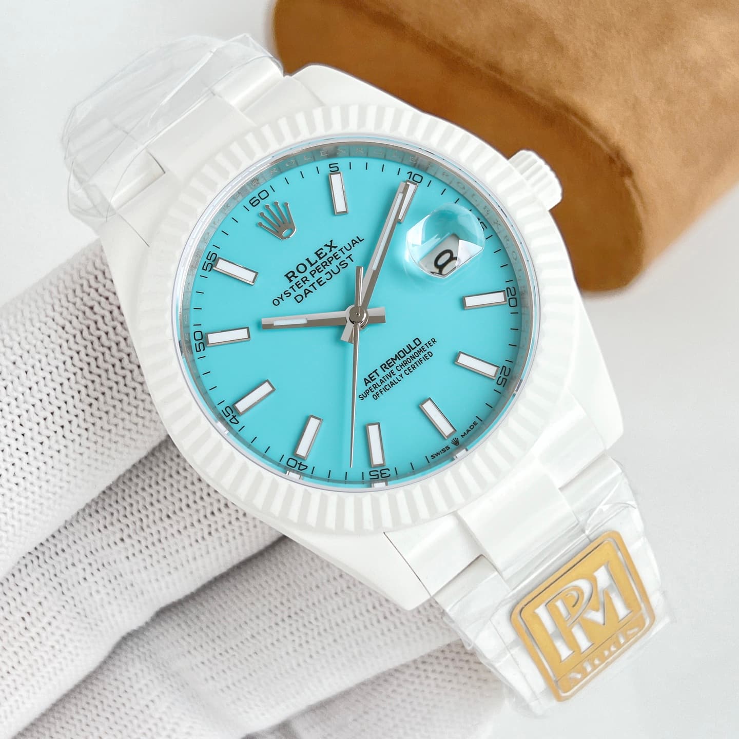 Rolex Rolex Log AET REMOULD 41mm All-Ceramic Log Style