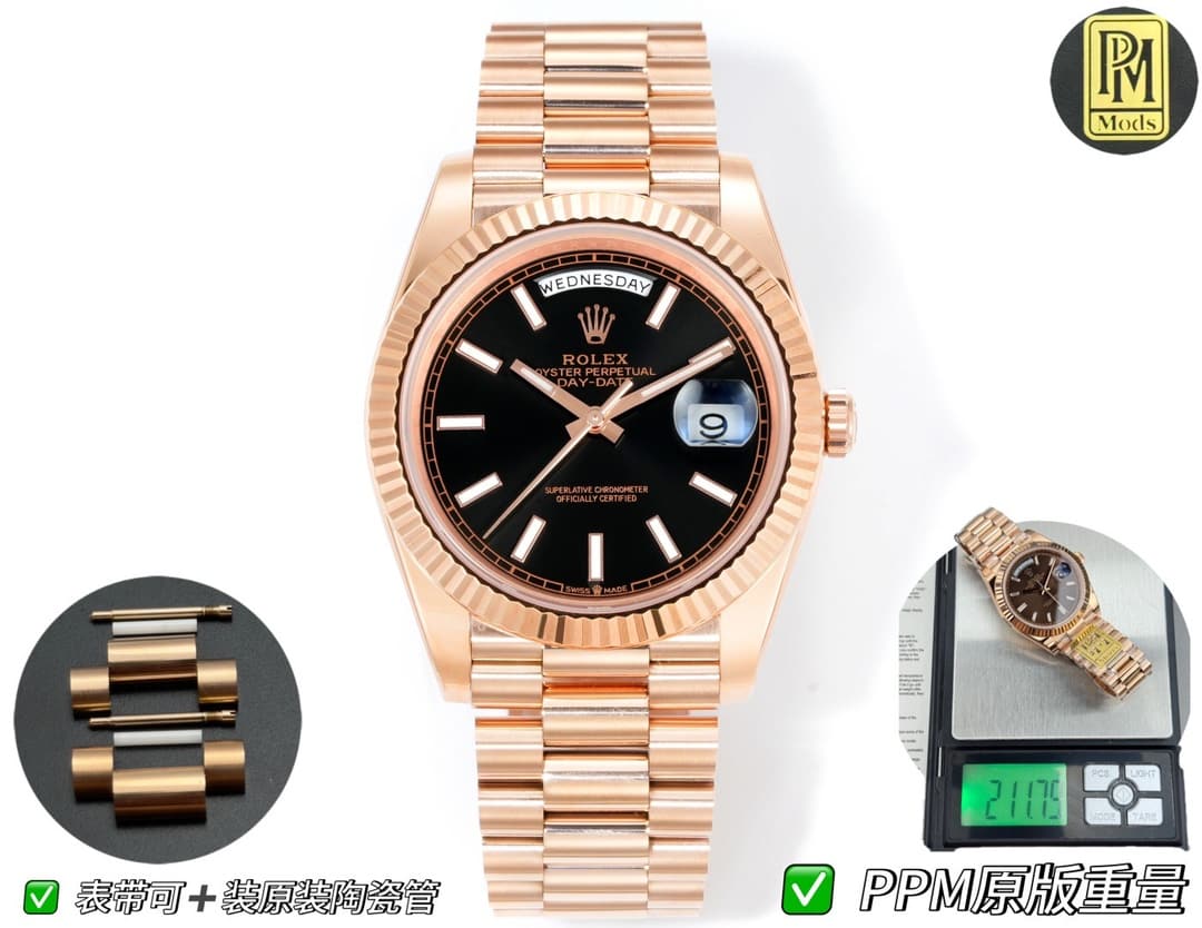 Rolex Rolex PPM Mods Weighted DD-Level "Rolex DD Day-Date" PPM None