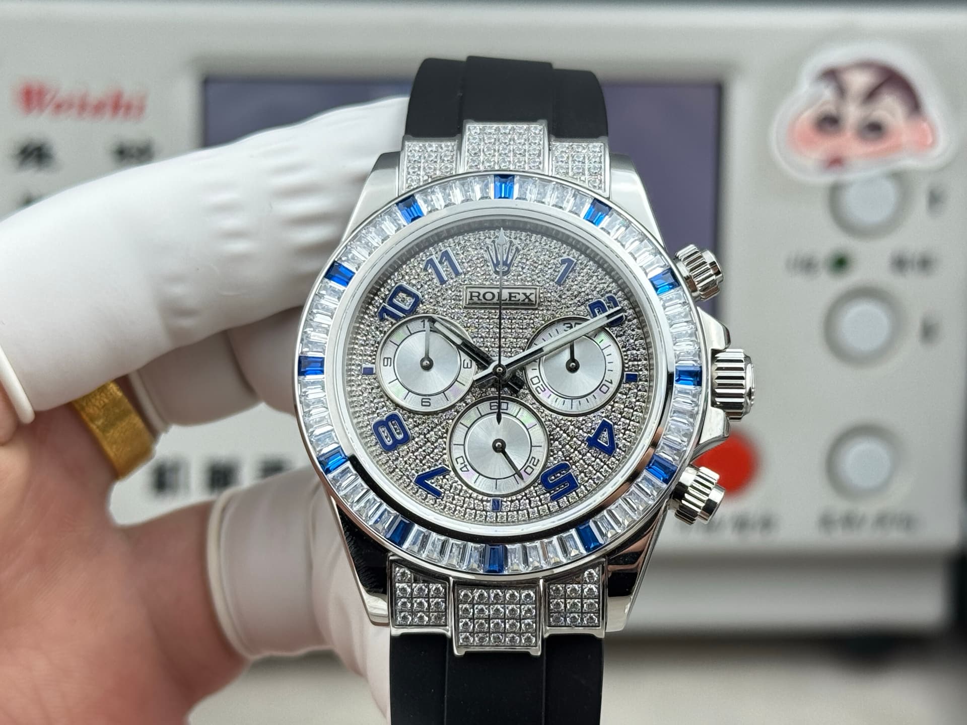 Rolex Rolex Daytona "Starlight" 40 Series 904L Stainless Steel Diamond-Set Model 1⃣ Like-New