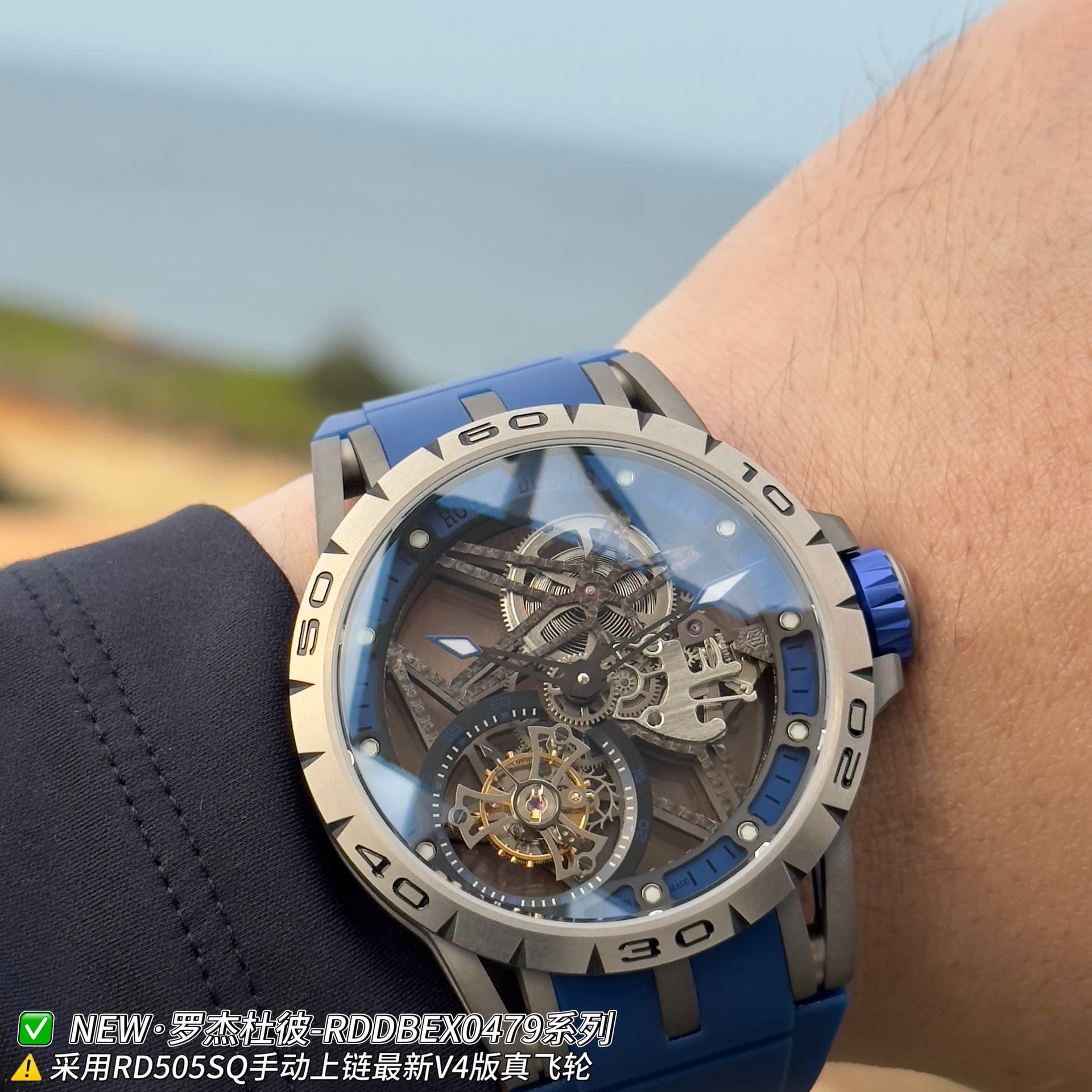 Roger Dubuis Roger Dubuis "New Factory"—The King Returns: The Only Titanium Case. Model: R