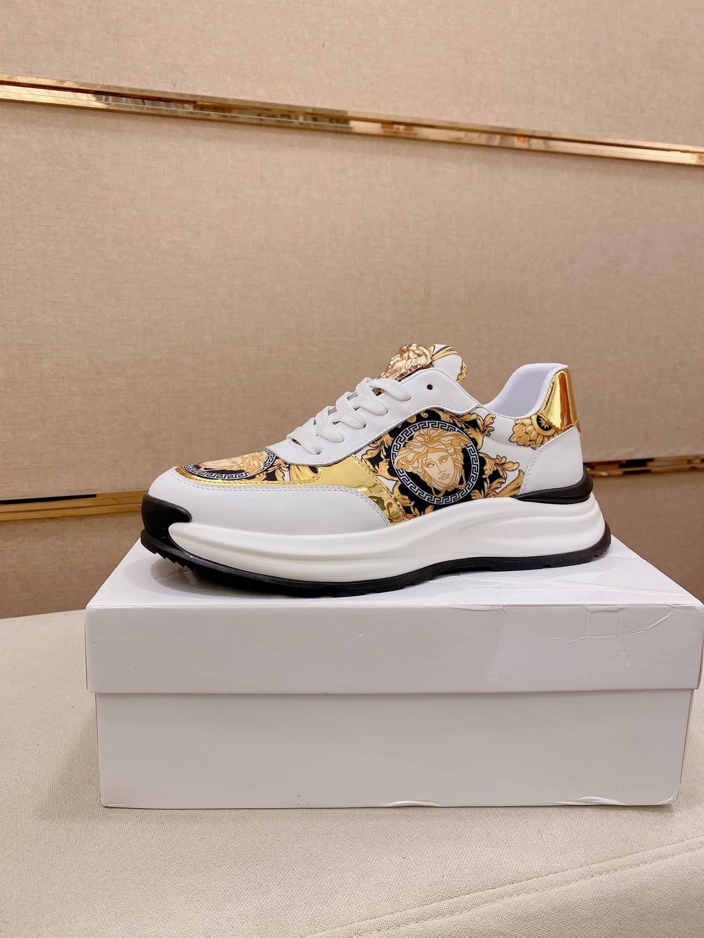 Versace Versace (Versace)👊🏻 Upper🇮🇹 Imported cowhide🇩�