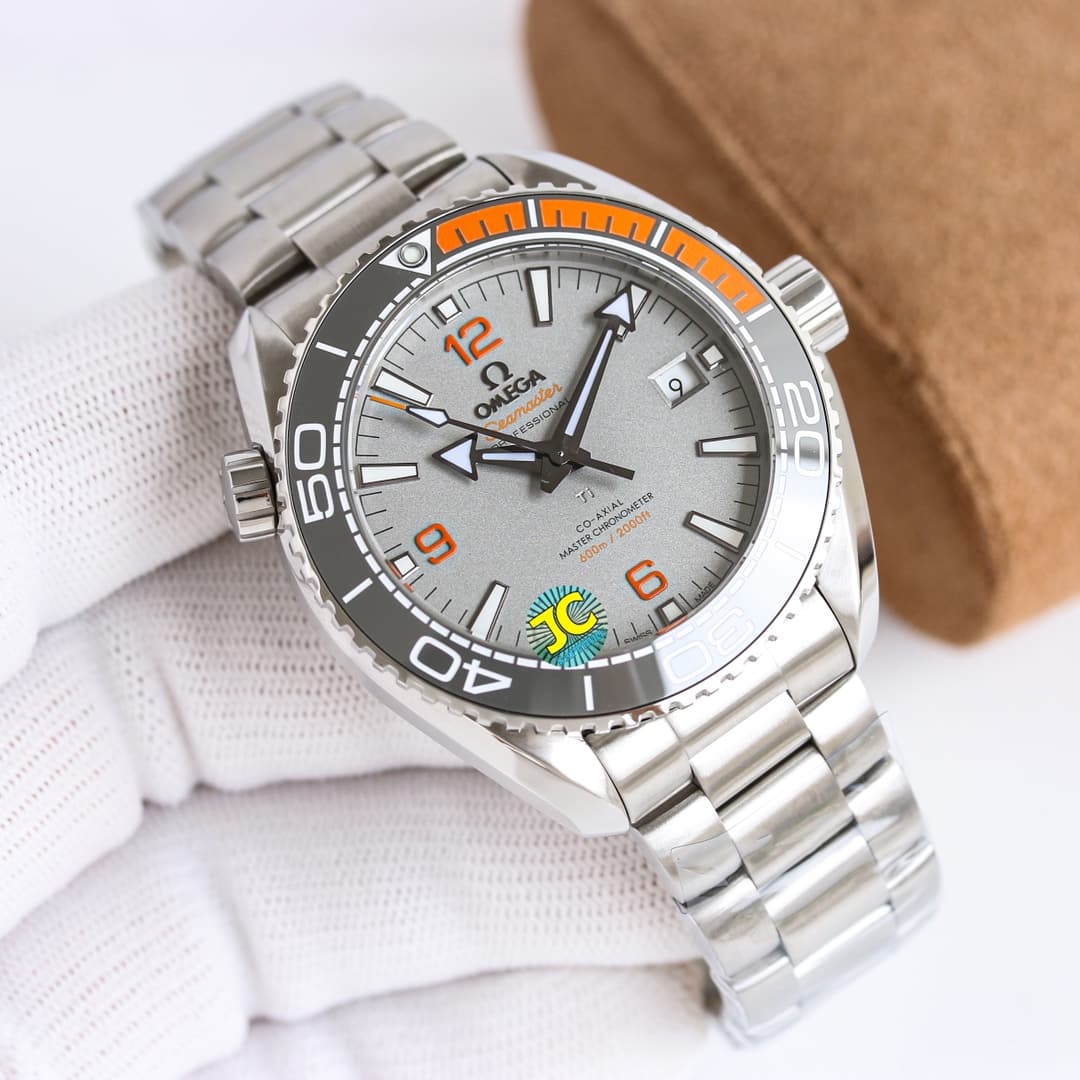 Omega Omega TVS Omega Seamaster 600M Diver's Watch "Quarter Gray-Orange"